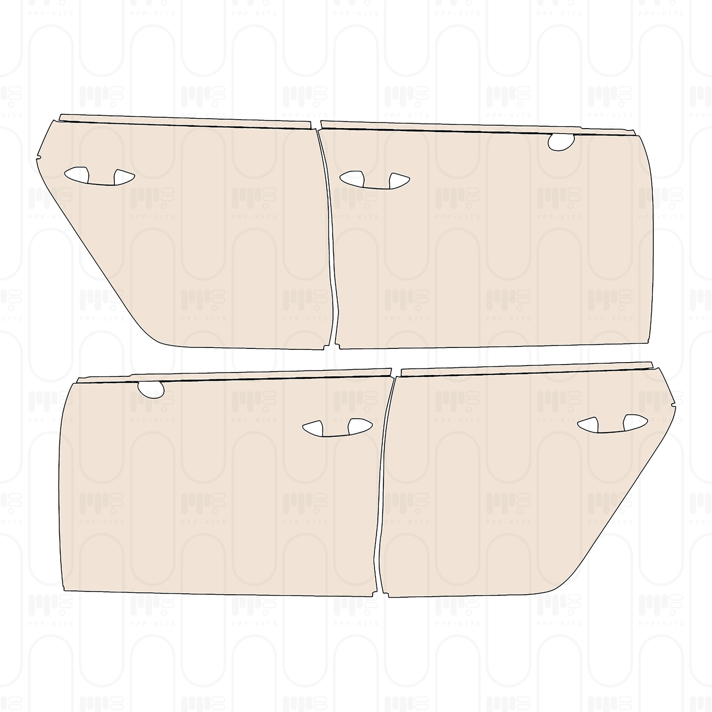 Pre-Cut PPF Audi A3 Sedan Base 2022