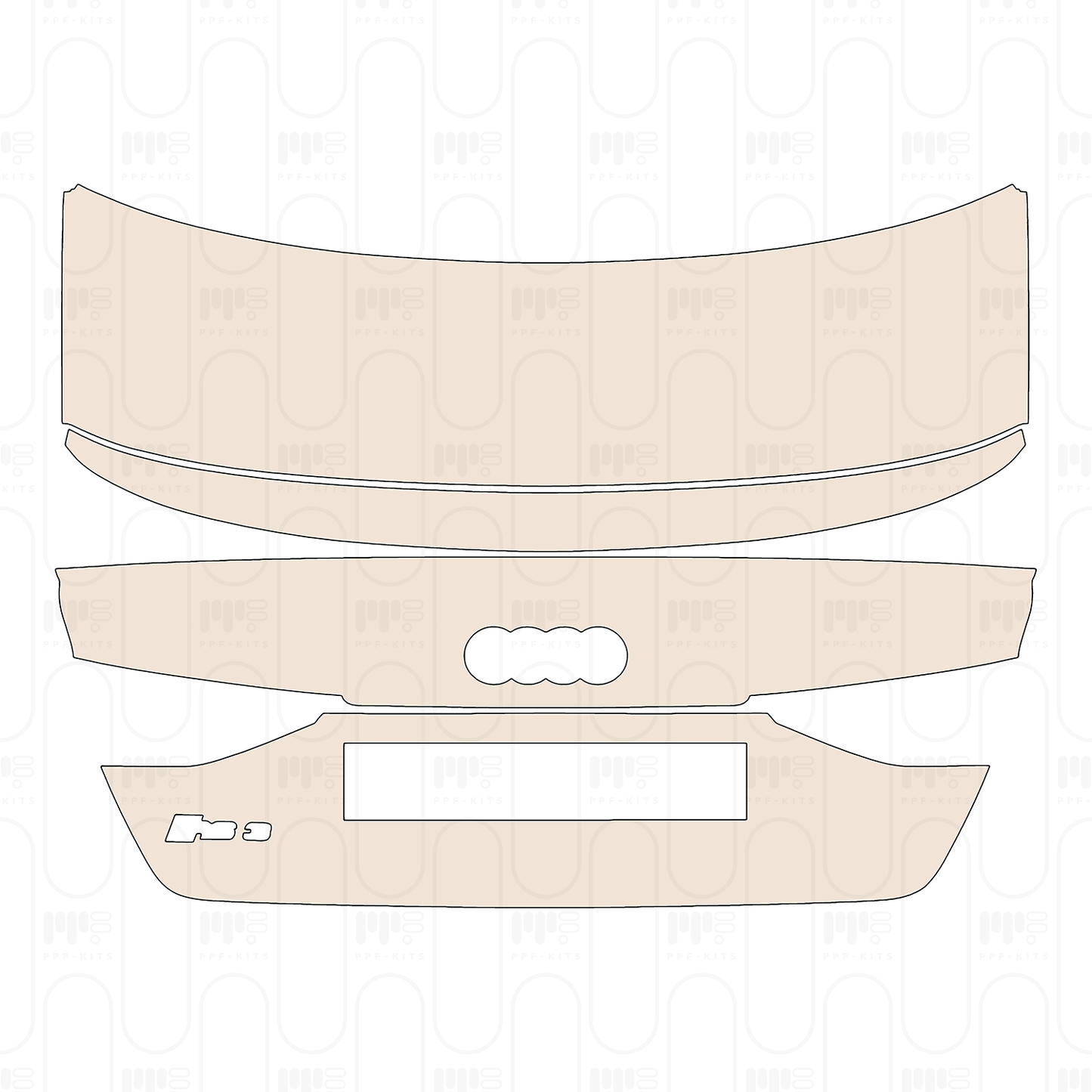 Pre-Cut PPF Audi A3 Sedan RS3 2022