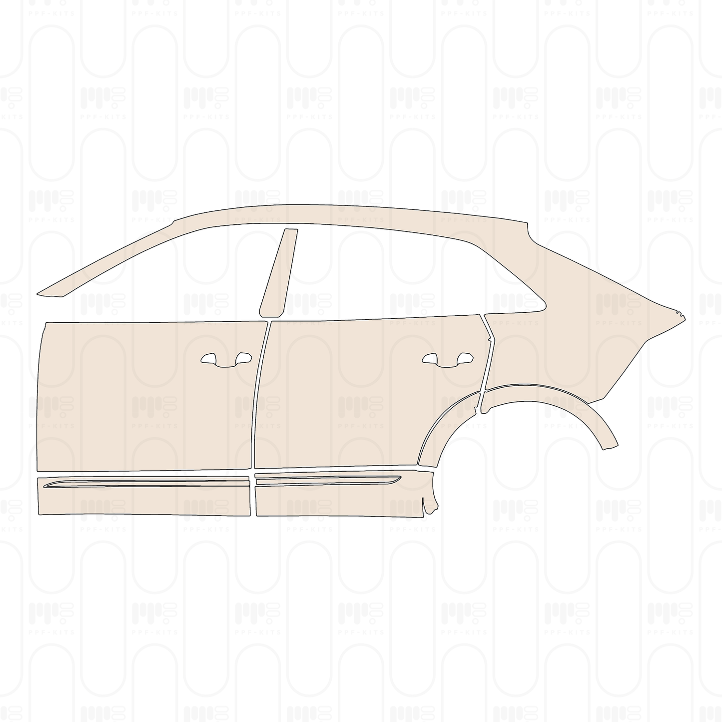Pre-Cut PPF Audi Q8 S-Line 2022