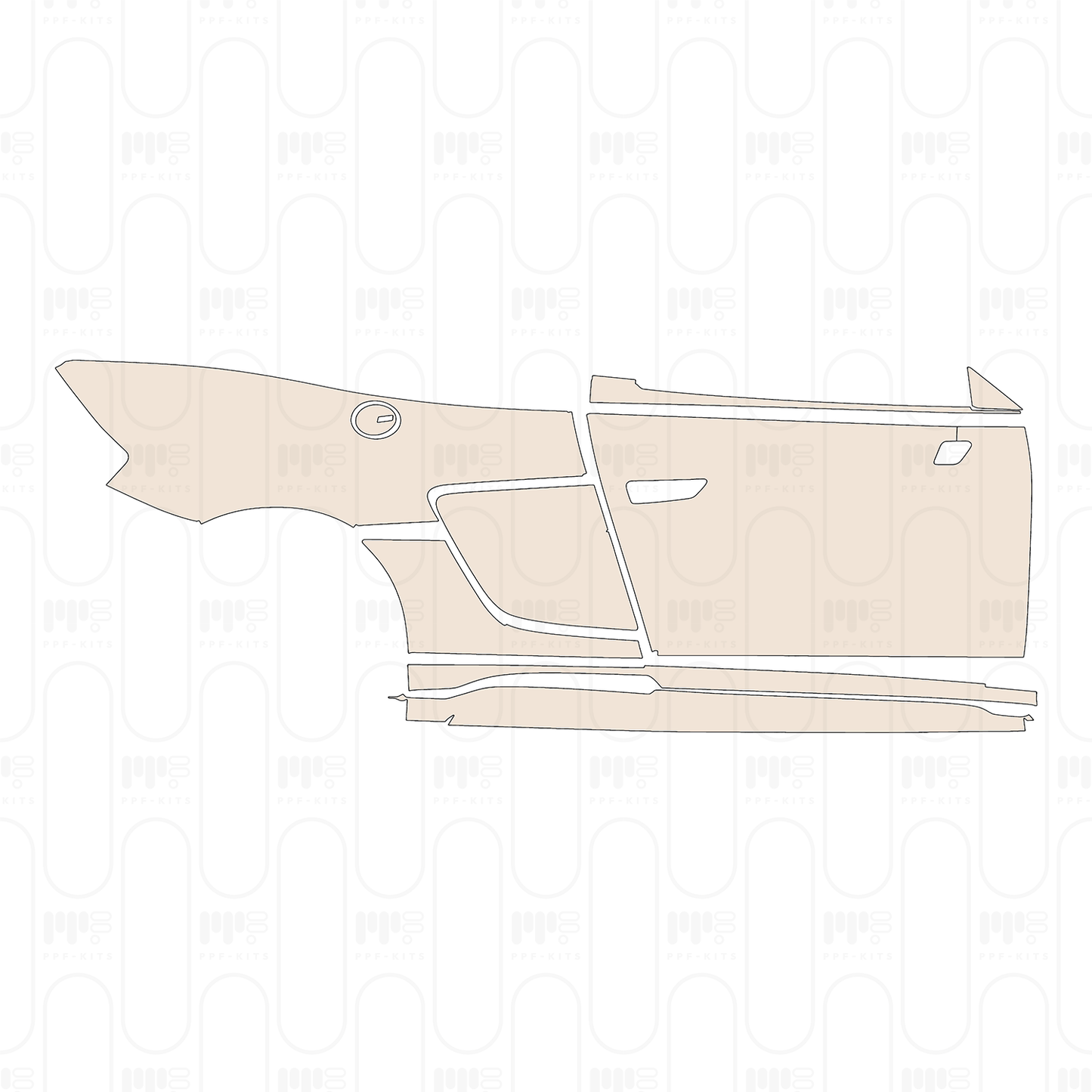 Pre-Cut PPF Audi R8 V10 Spyder 2022