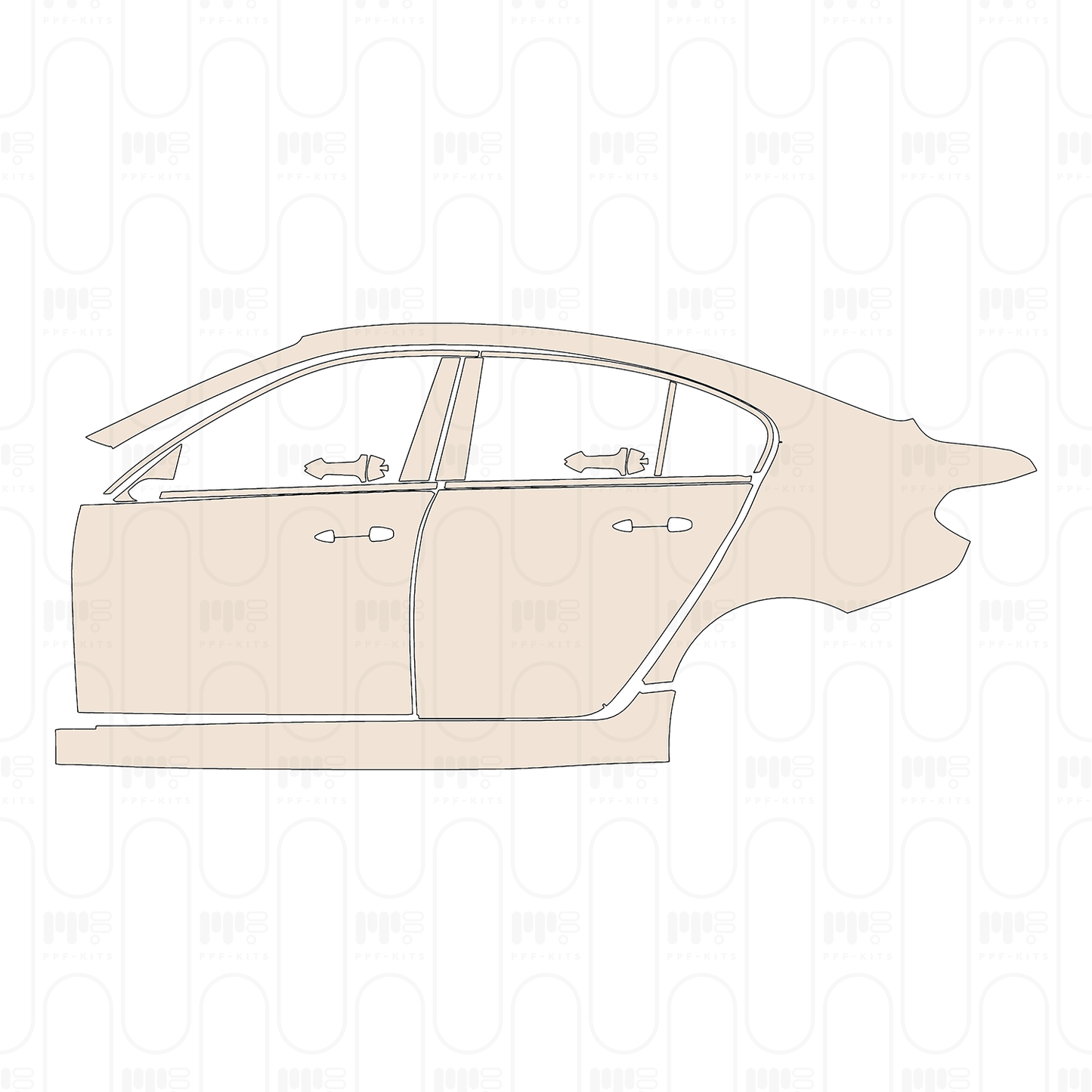 Pre-Cut PPF BMW 1 Series Sports Sedan M Sport 2022