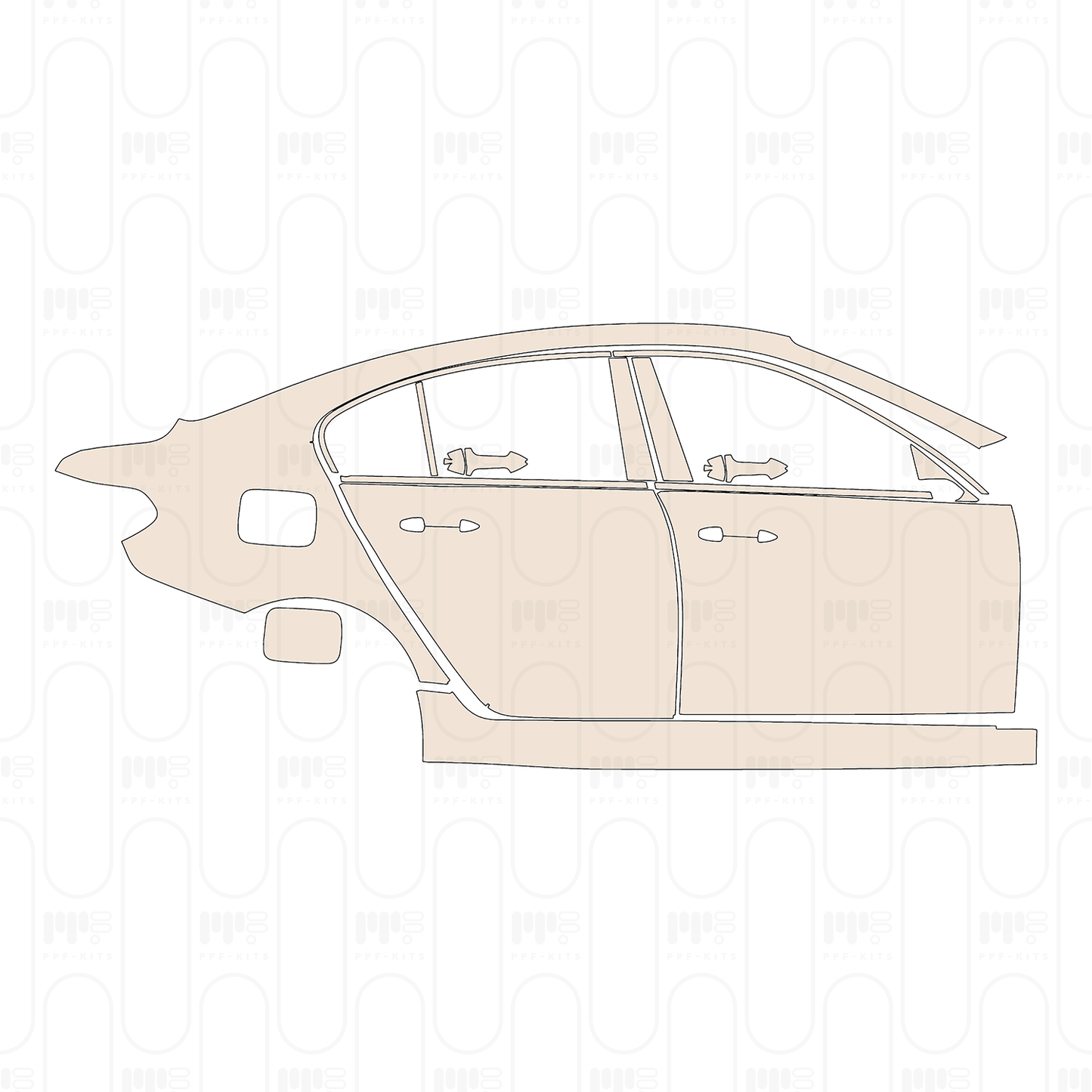 Pre-Cut PPF BMW 1 Series Sports Sedan M Sport 2022
