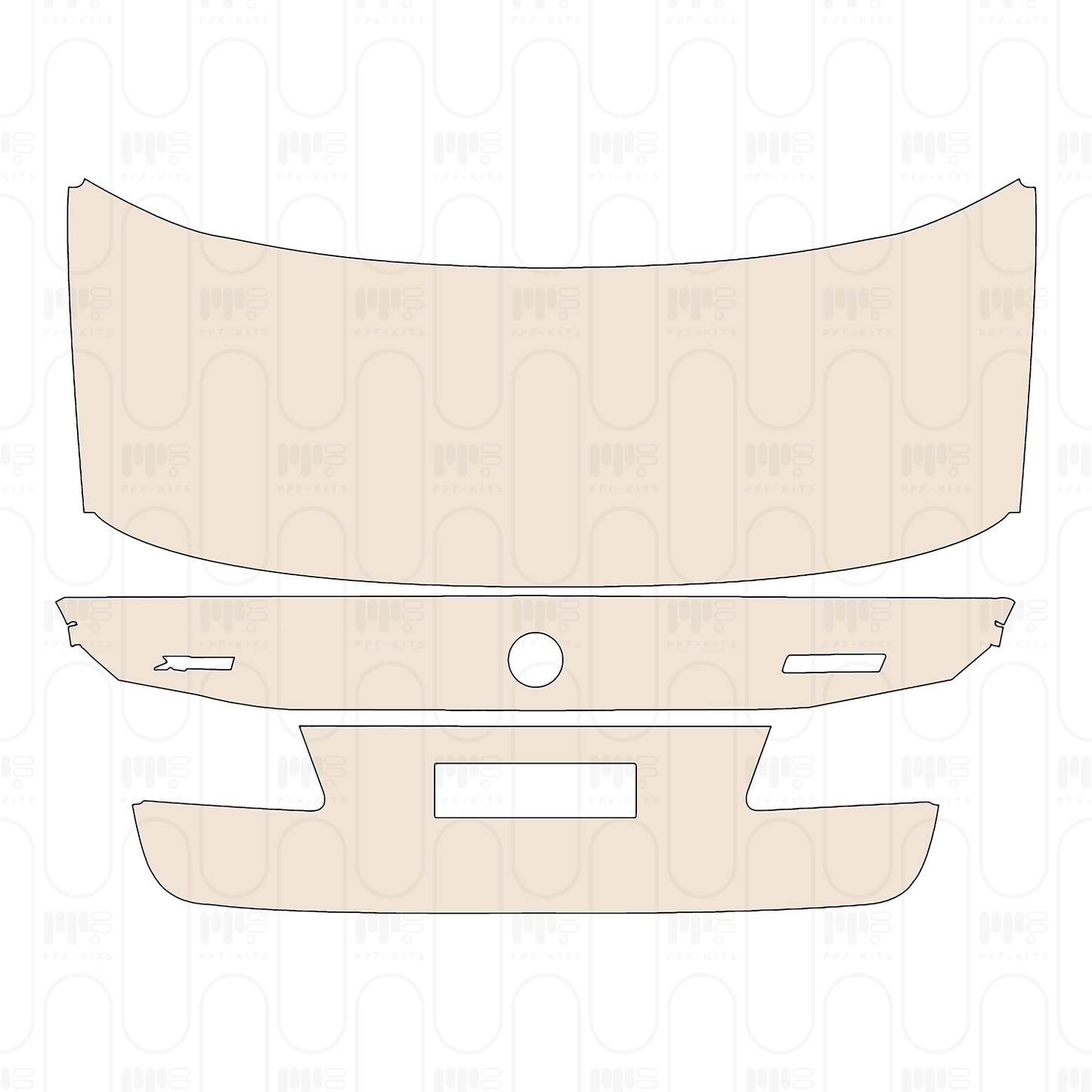 Pre-Cut PPF BMW 5 Series Sedan Standard Wheelbase Base 2022