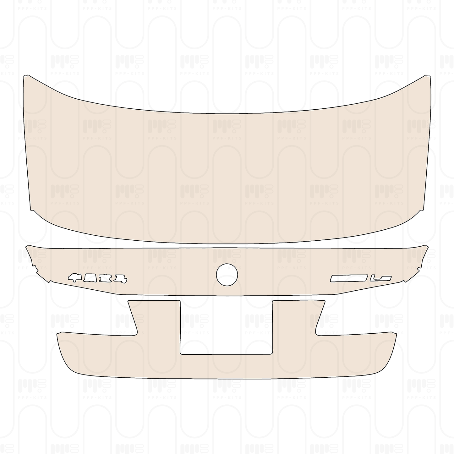 Pre-Cut PPF BMW 5 Series Sedan Extended Wheelbase Luxury 2022