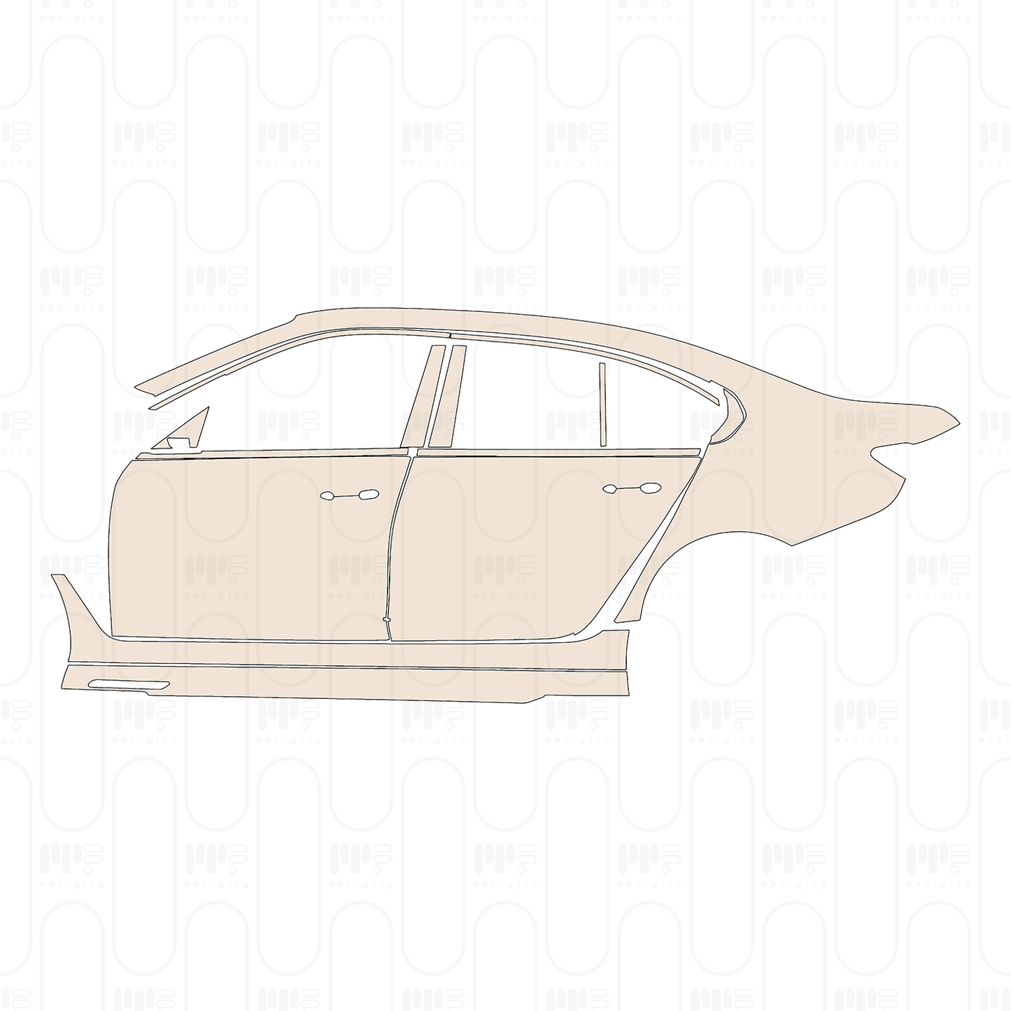 Pre-Cut PPF BMW i3 Extended Wheelbase 2022