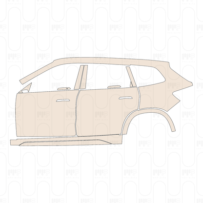 Pre-Cut PPF BMW X1 Extended Wheelbase Base 2023