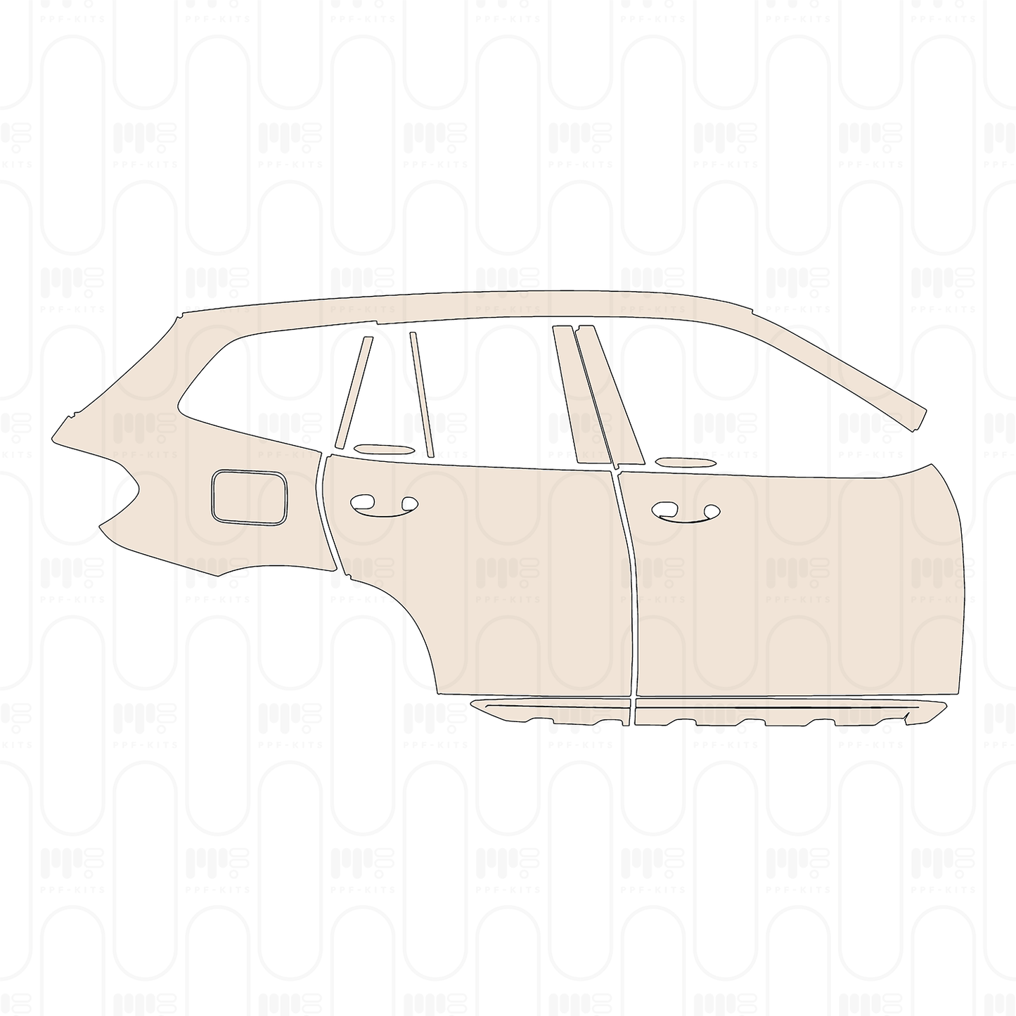 Pre-Cut PPF BMW X3 Standard Wheelbase xLine 2022