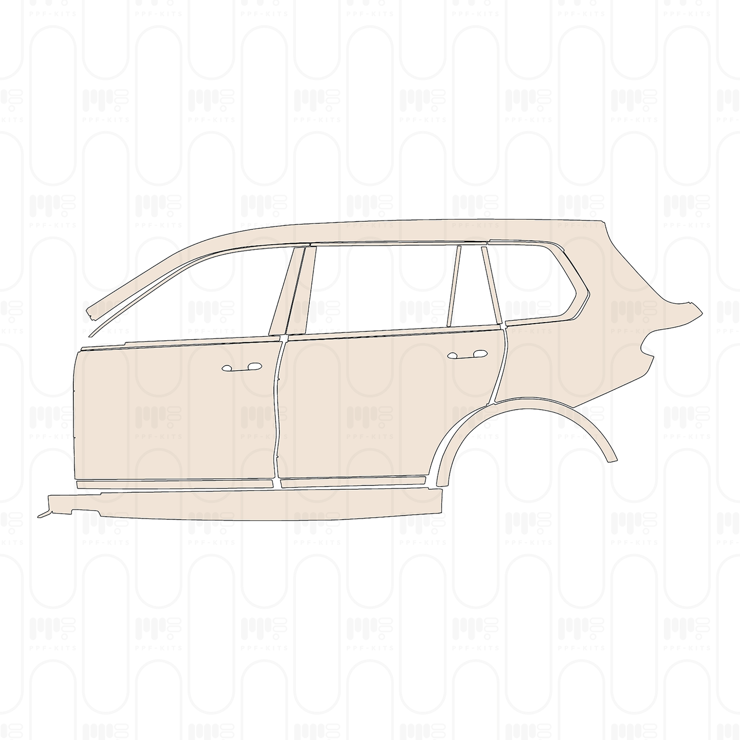 Pre-Cut PPF BMW Alpina XB7 2023
