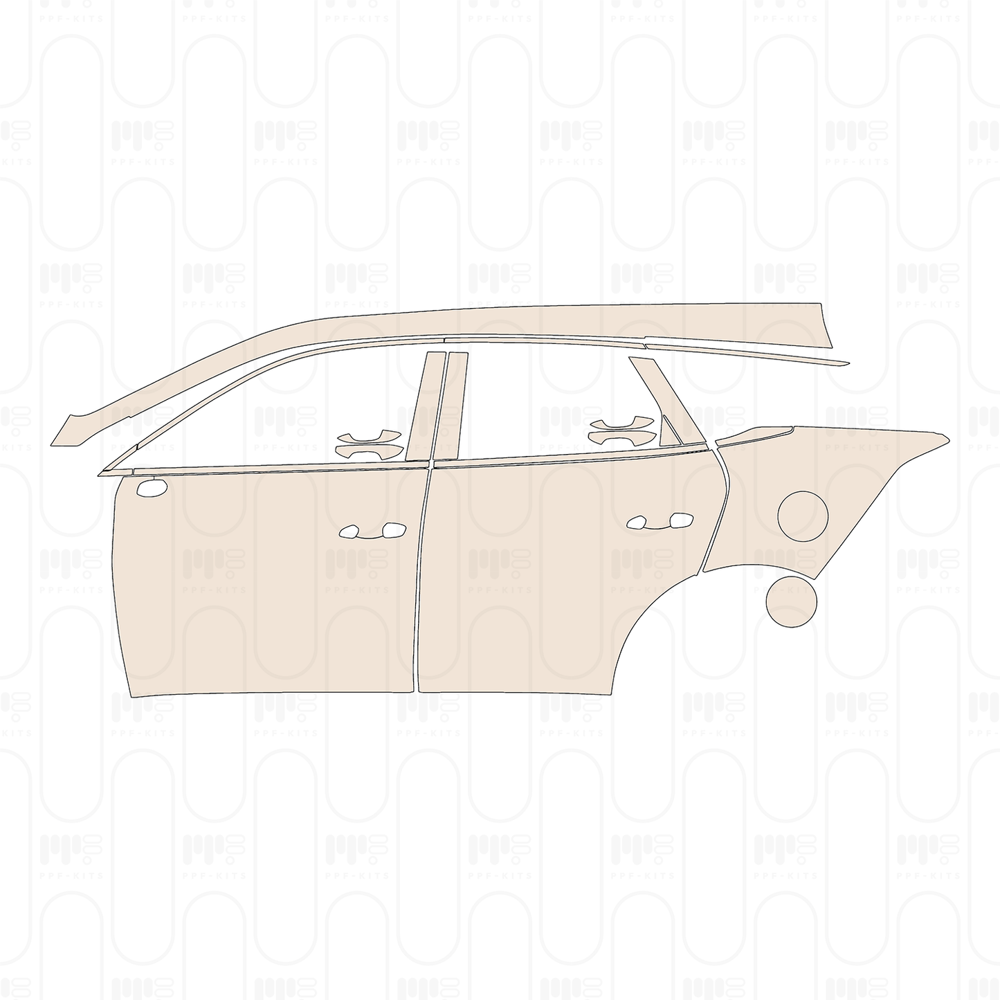 Pre-Cut PPF BYD Tang New Energy (CN) EV 2022