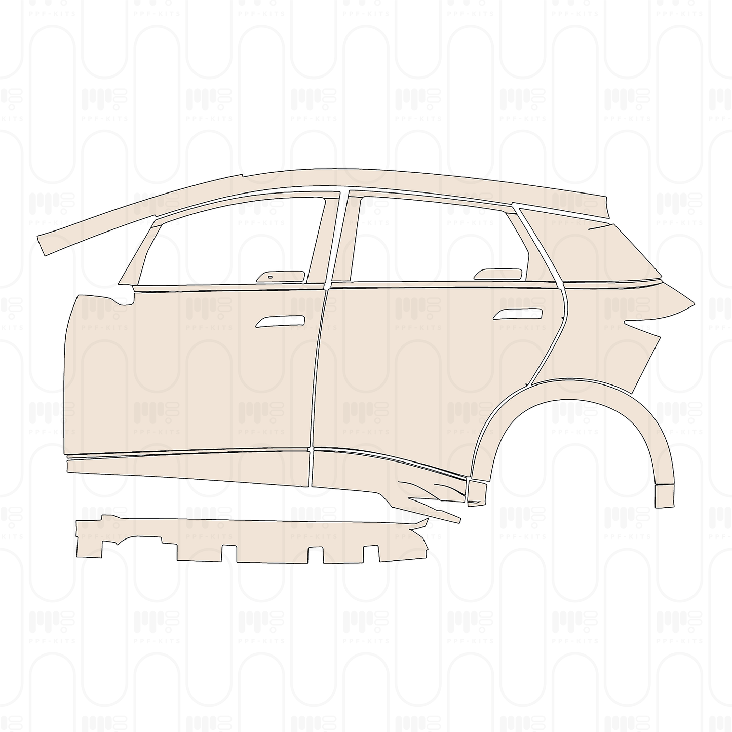 Pre-Cut PPF BYD Dolphin (CN) Flagship 2022