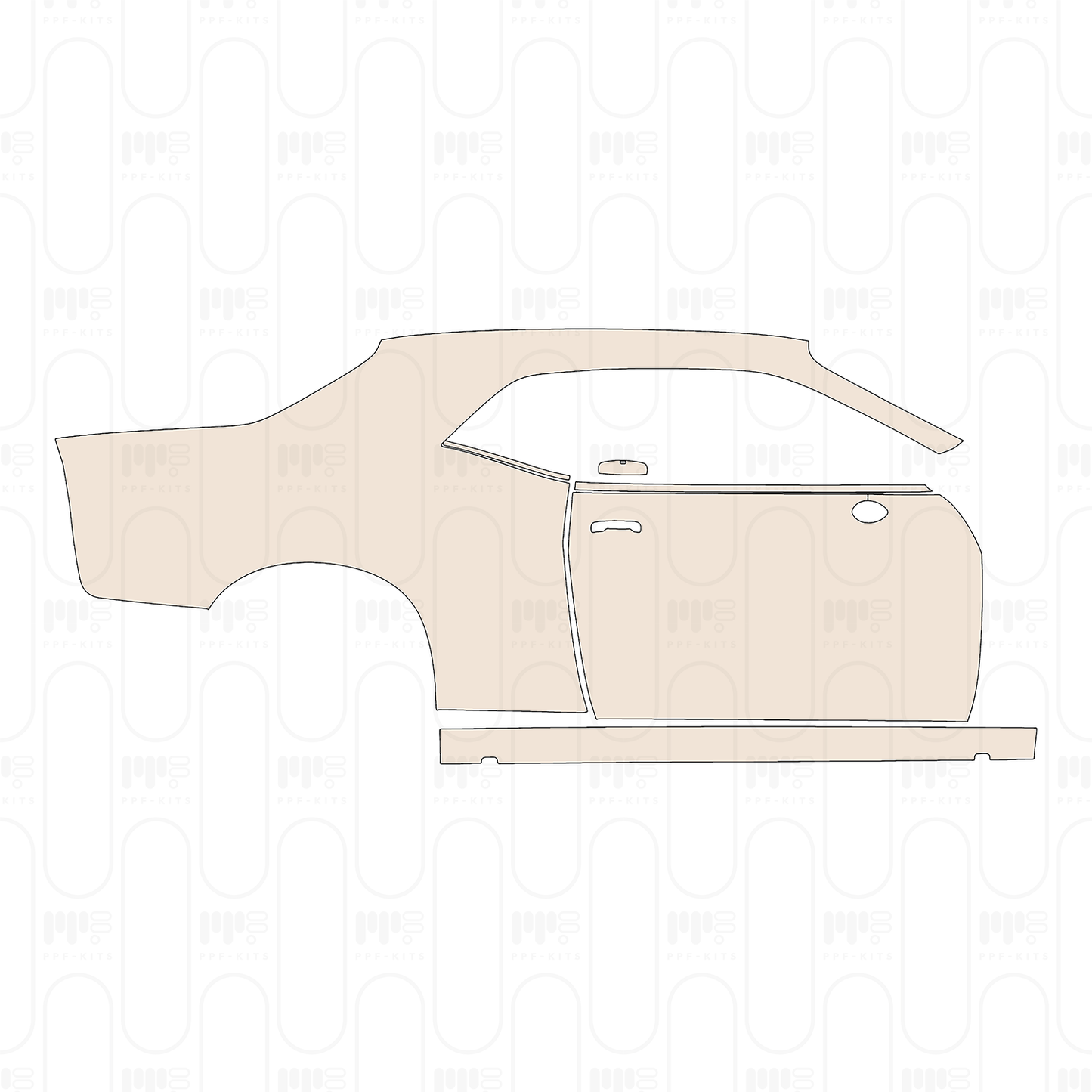 Pre-Cut PPF Dodge Challenger Standard body GT 2022