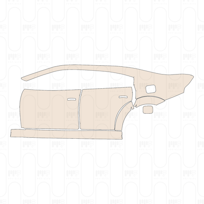 Pre-Cut PPF Dodge Charger Widebody SRT HELLCAT 2022