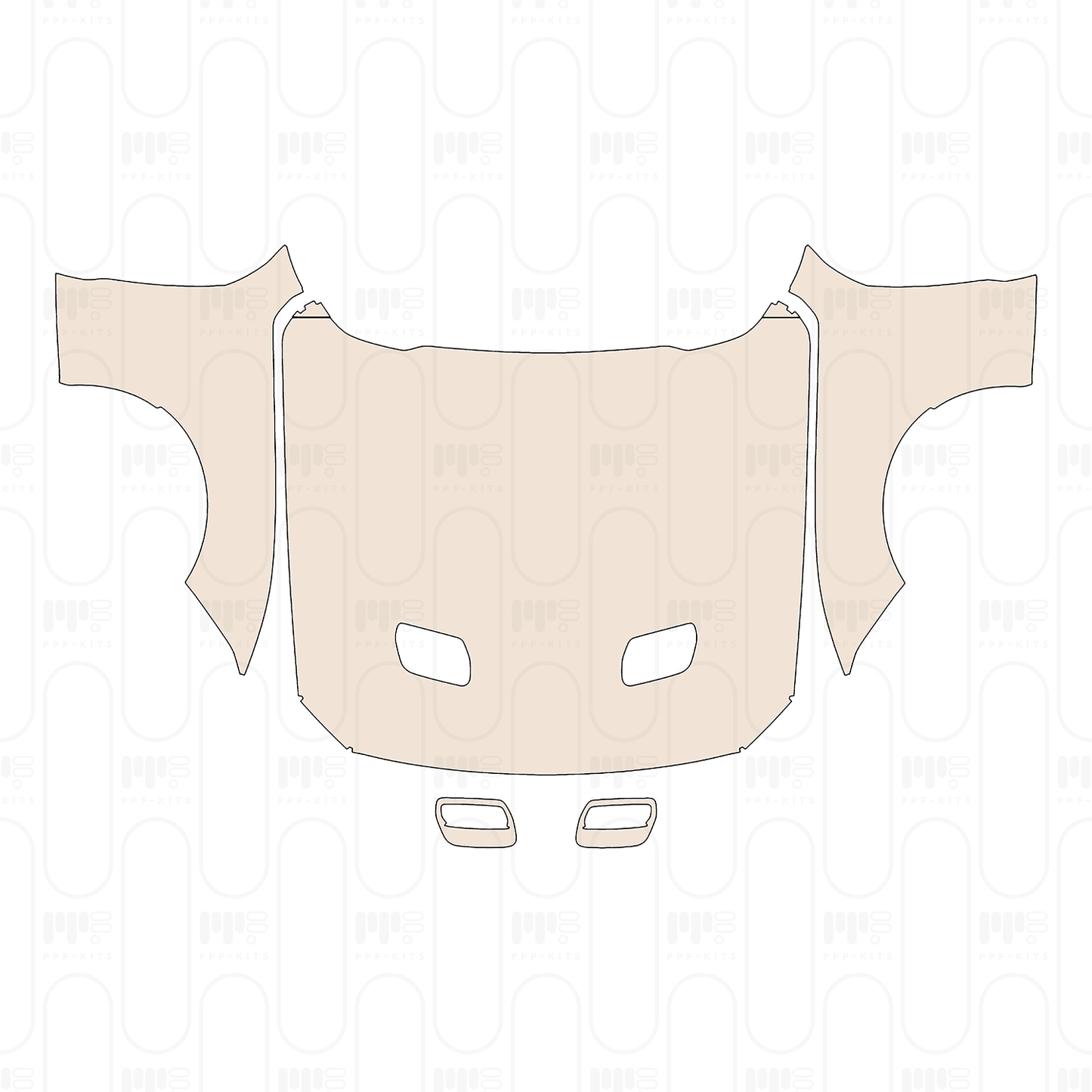 Pre-Cut PPF Ford Mustang Fastback GT 2022