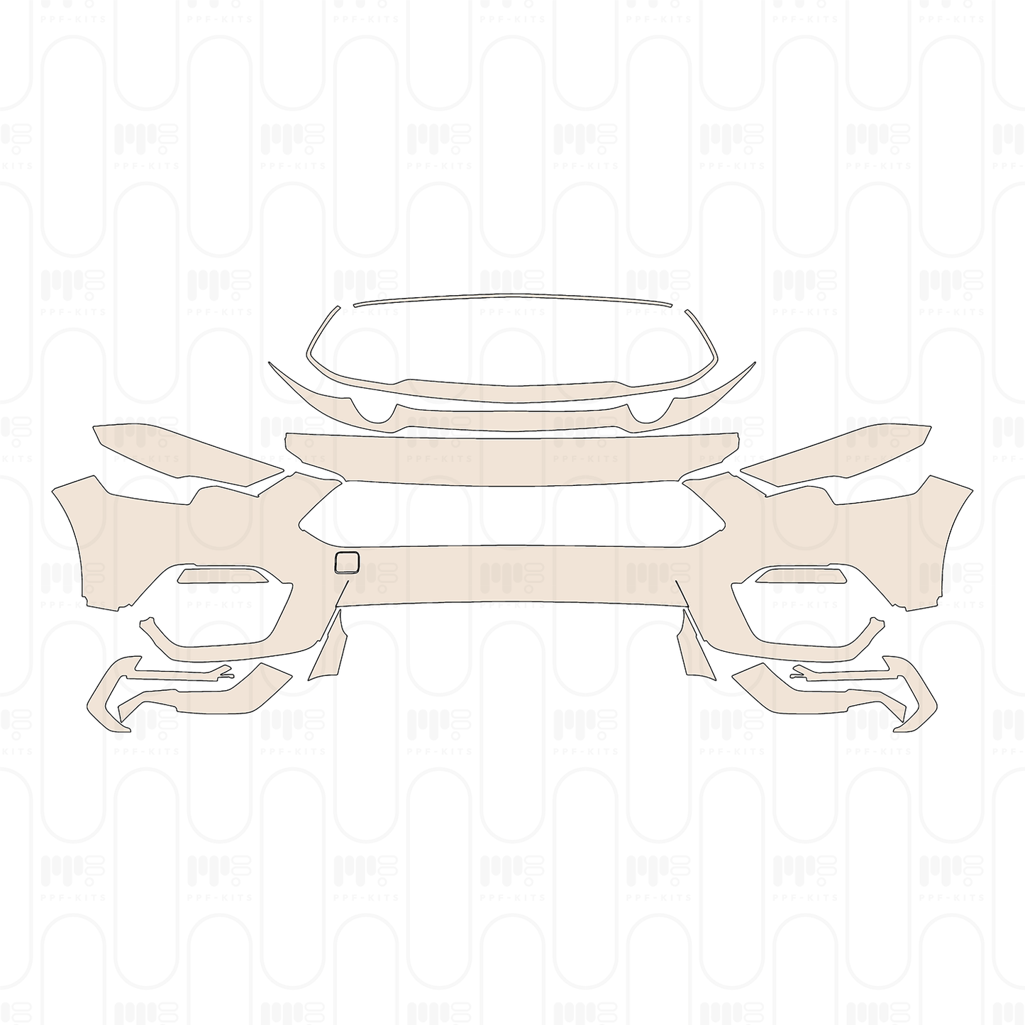 Pre-Cut PPF Ford Mustang Fastback Mach 1 2022