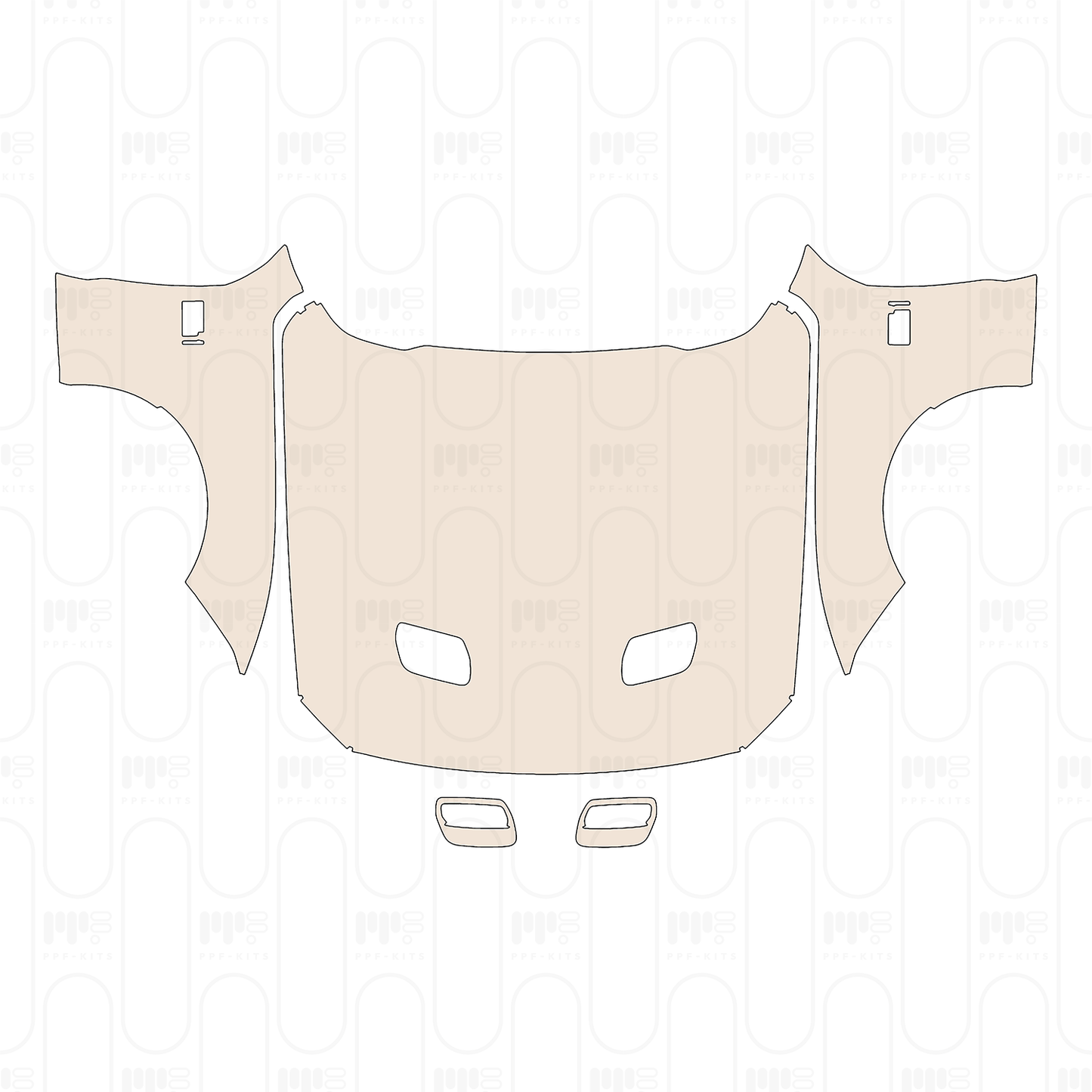 Pre-Cut PPF Ford Mustang Fastback Mach 1 2022