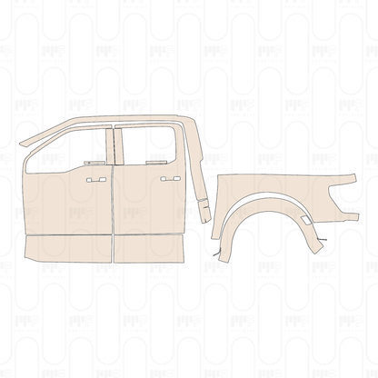 Pre-Cut PPF Ford F-150 Raptor SuperCrew 2022