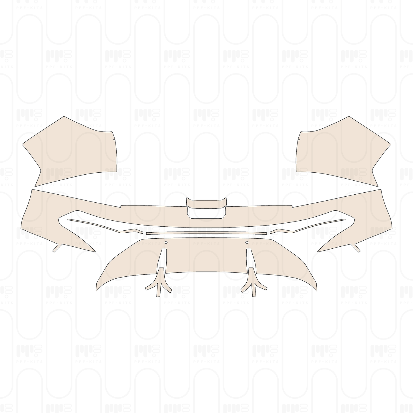 Pre-Cut PPF Hyundai Tucson L (CN) Base 2022