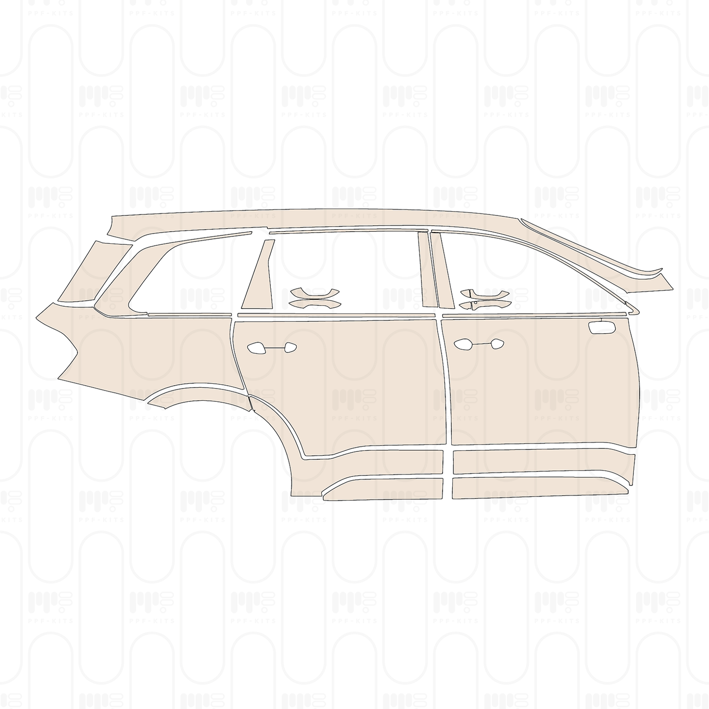 Pre-Cut PPF Hyundai Santa Fe (CN) 2022