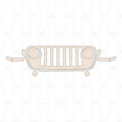 Pre-Cut PPF JEEP Wrangler 4 Door Willys 2022