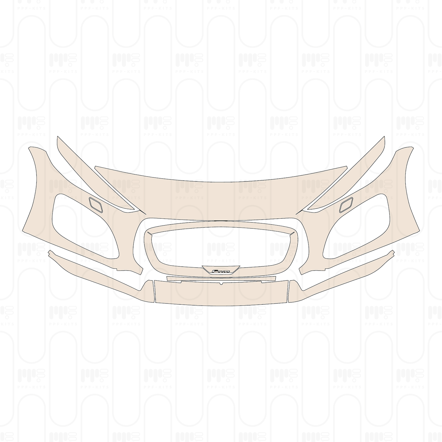 Pre-Cut PPF Jaguar F-Type Base Convertible 2023