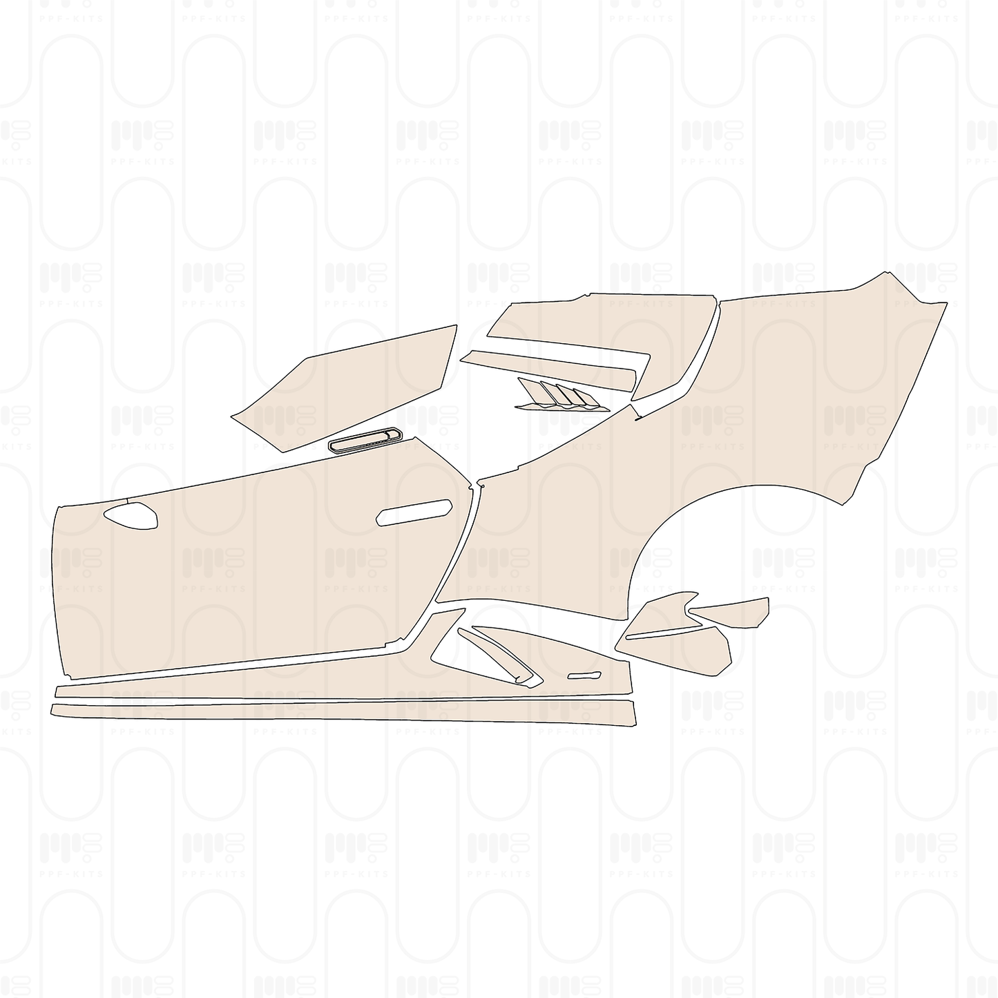 Pre-Cut PPF Lamborghini Huracan Tecnica 2023