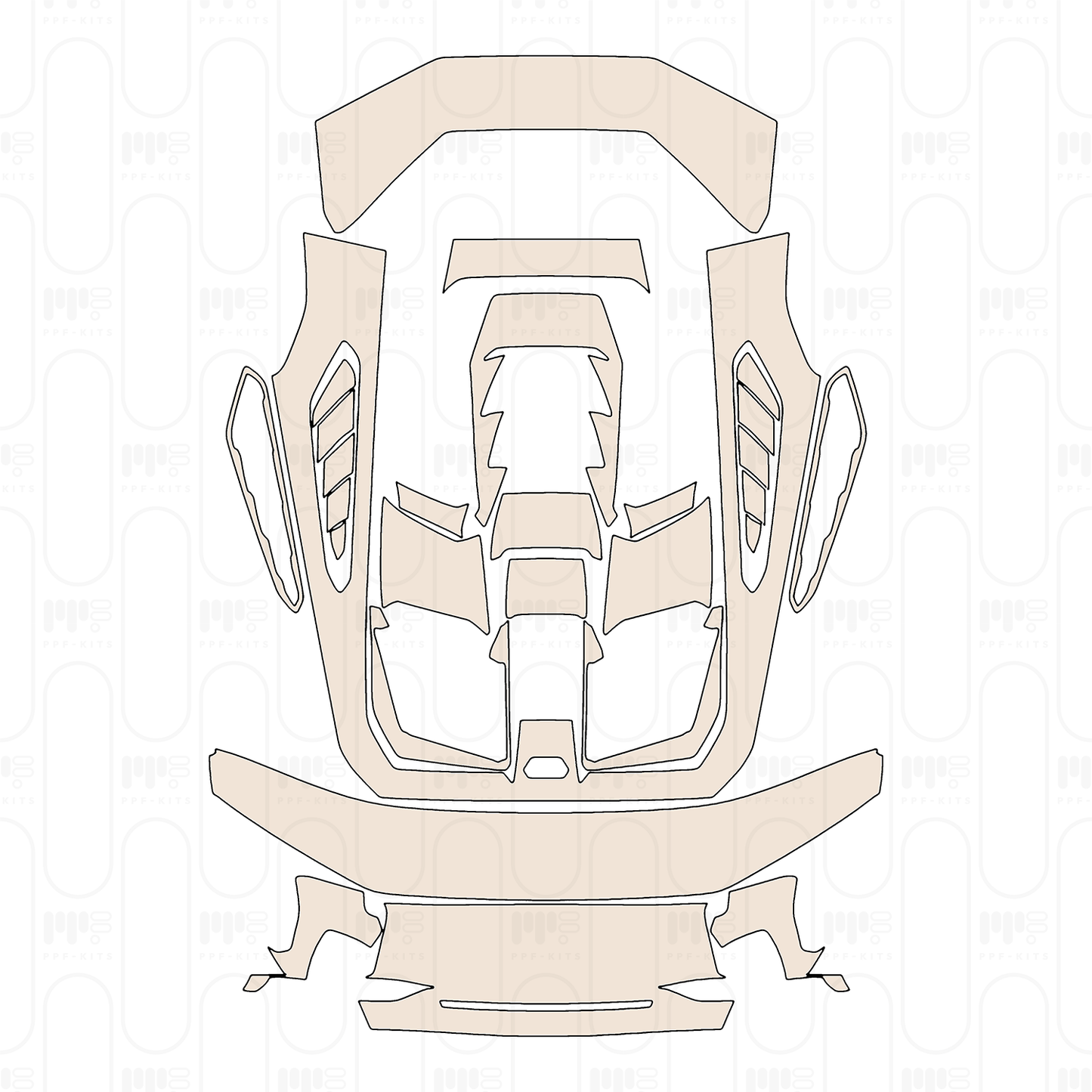 Pre-Cut PPF Lamborghini Huracan Tecnica 2023