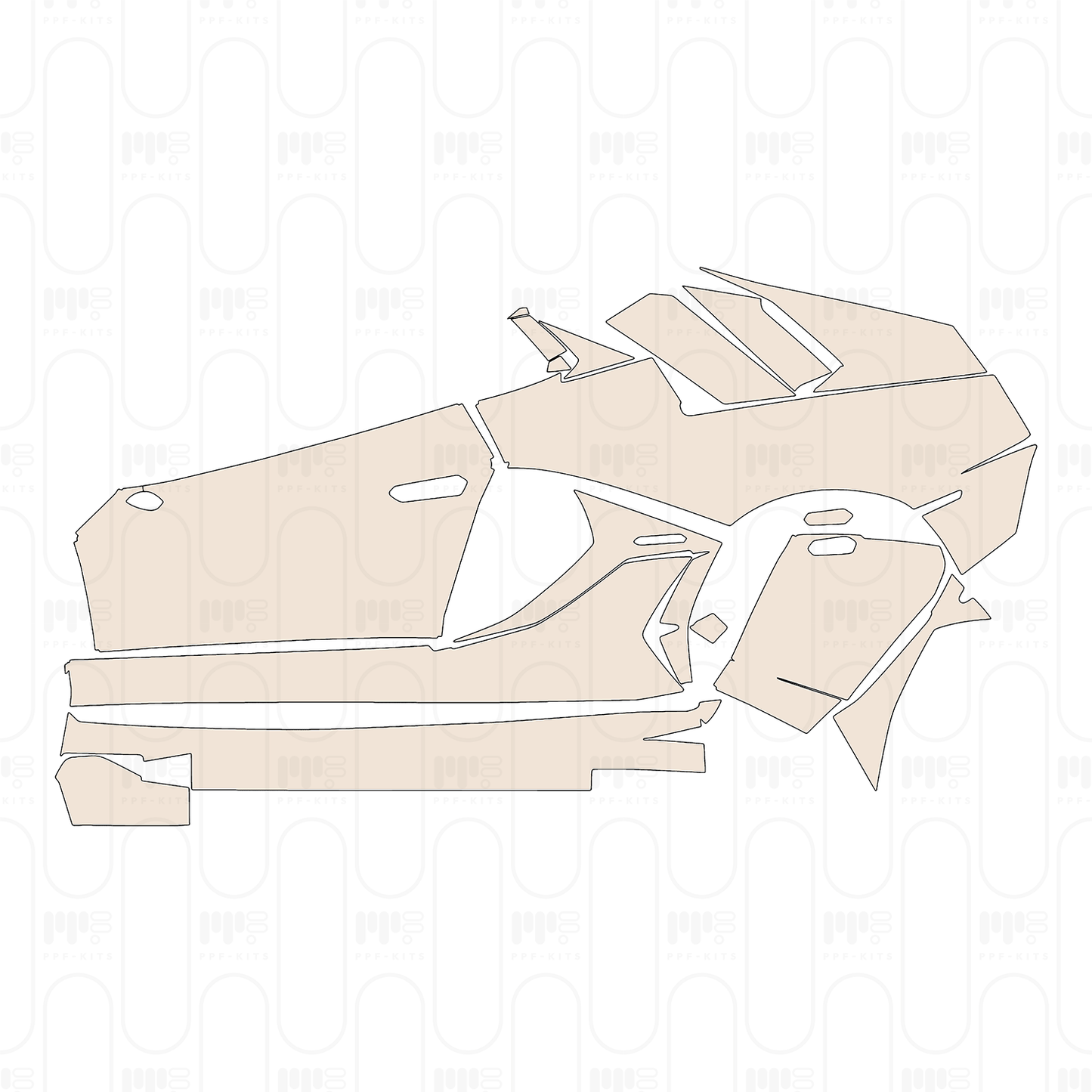 Pre-Cut PPF Lamborghini Aventador SVJ 63 Coupe 2022