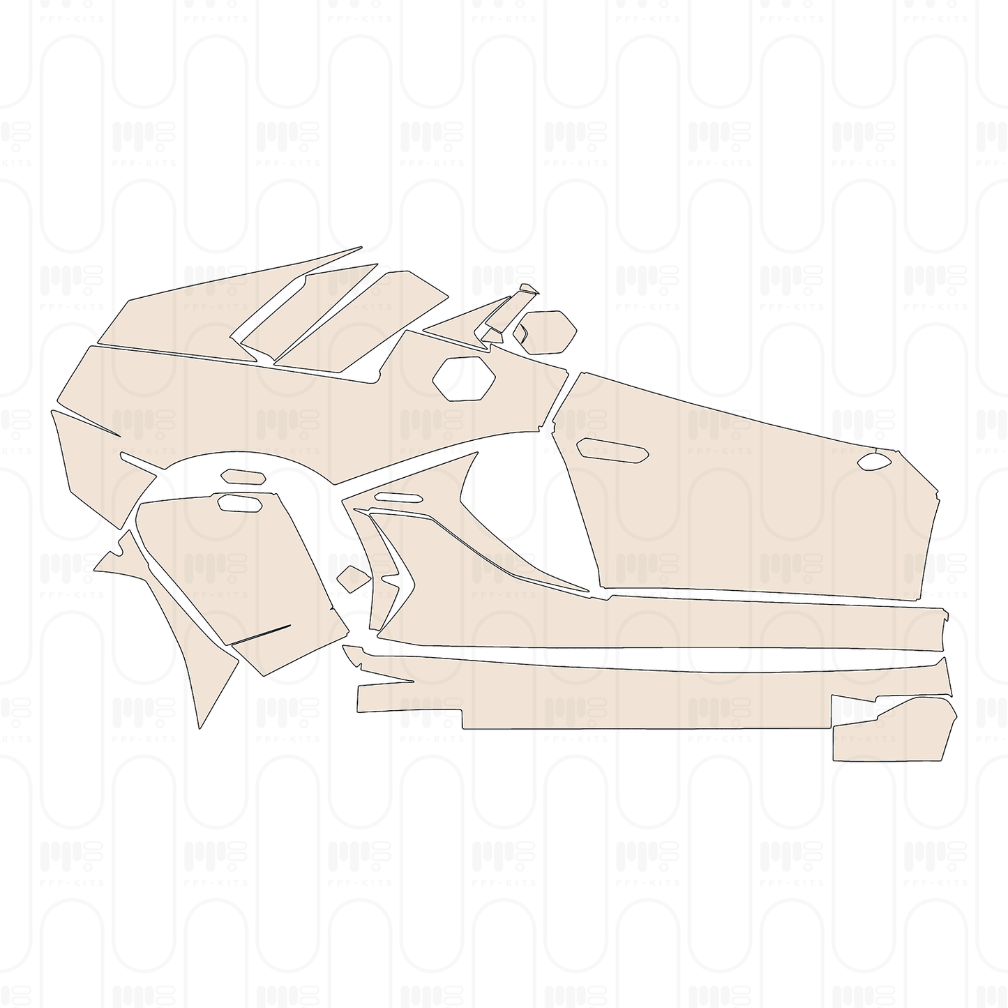 Pre-Cut PPF Lamborghini Aventador LP 780-4 Ultimae 2022