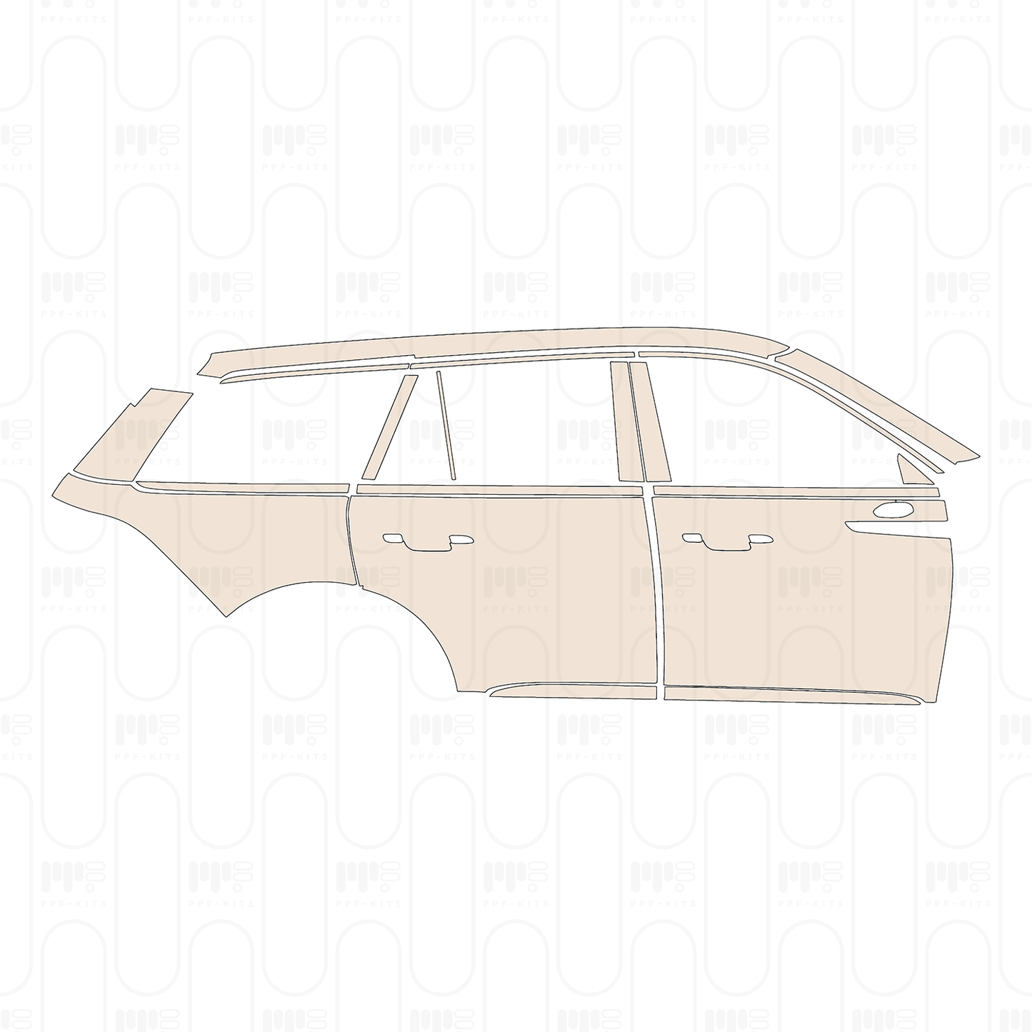 Pre-Cut PPF Lincoln Aviator 2022