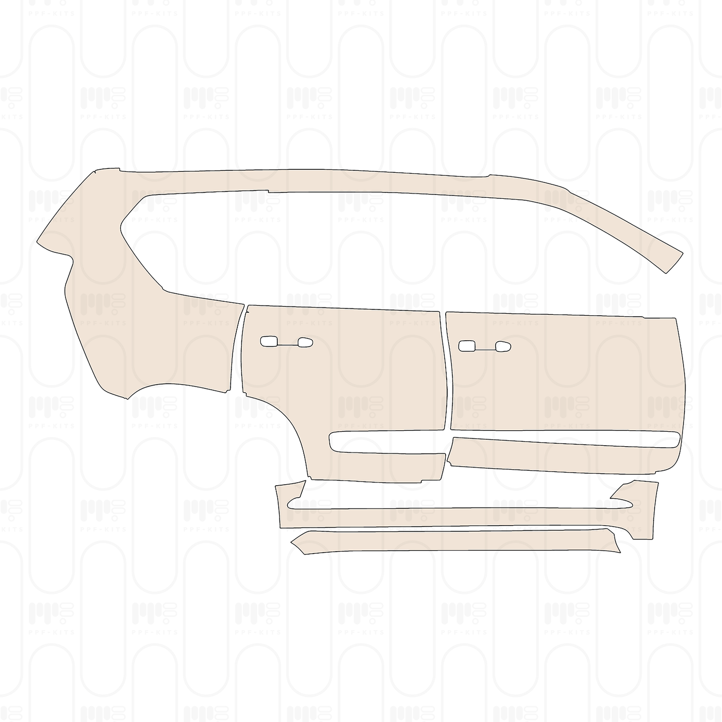 Pre-Cut PPF Lexus GX 2022