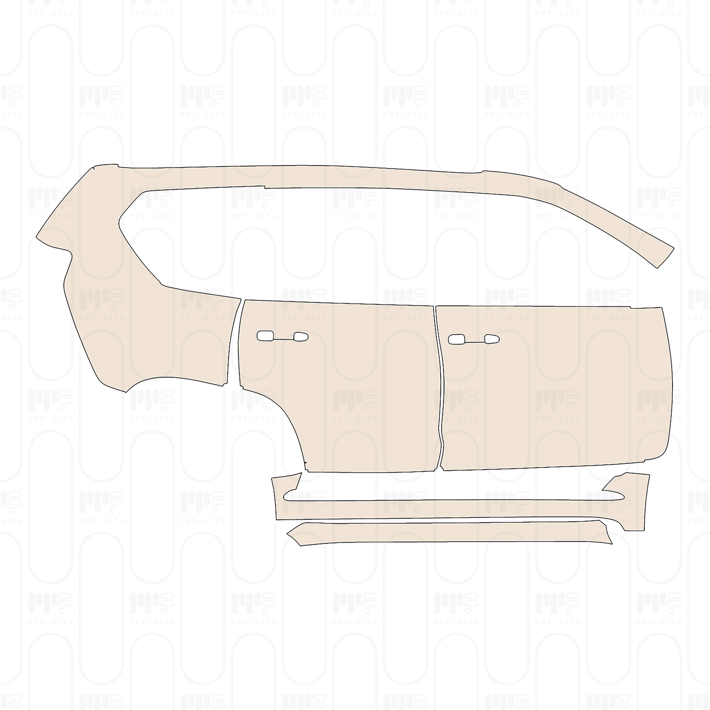 Pre-Cut PPF Lexus GX 2022