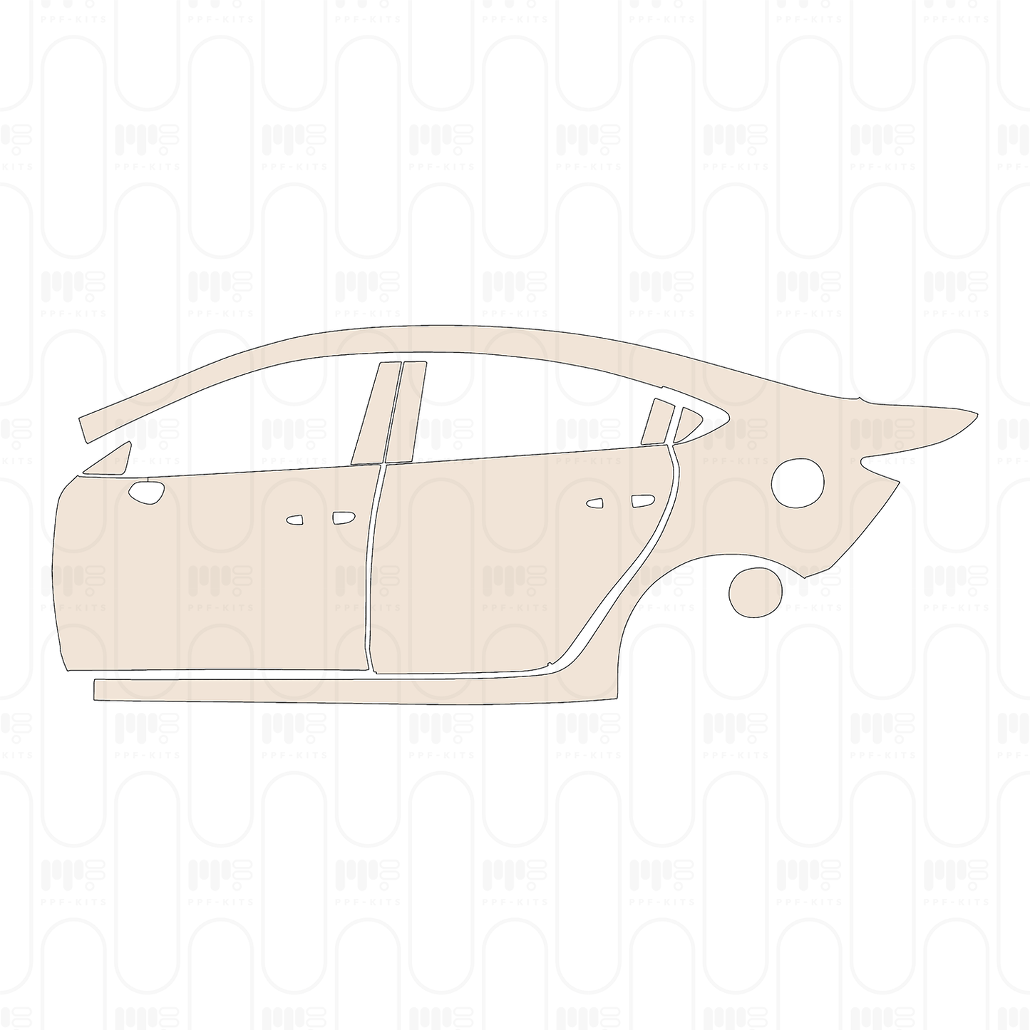 Pre-Cut PPF Mazda Atenza (Mazda 6) Sedan 2022