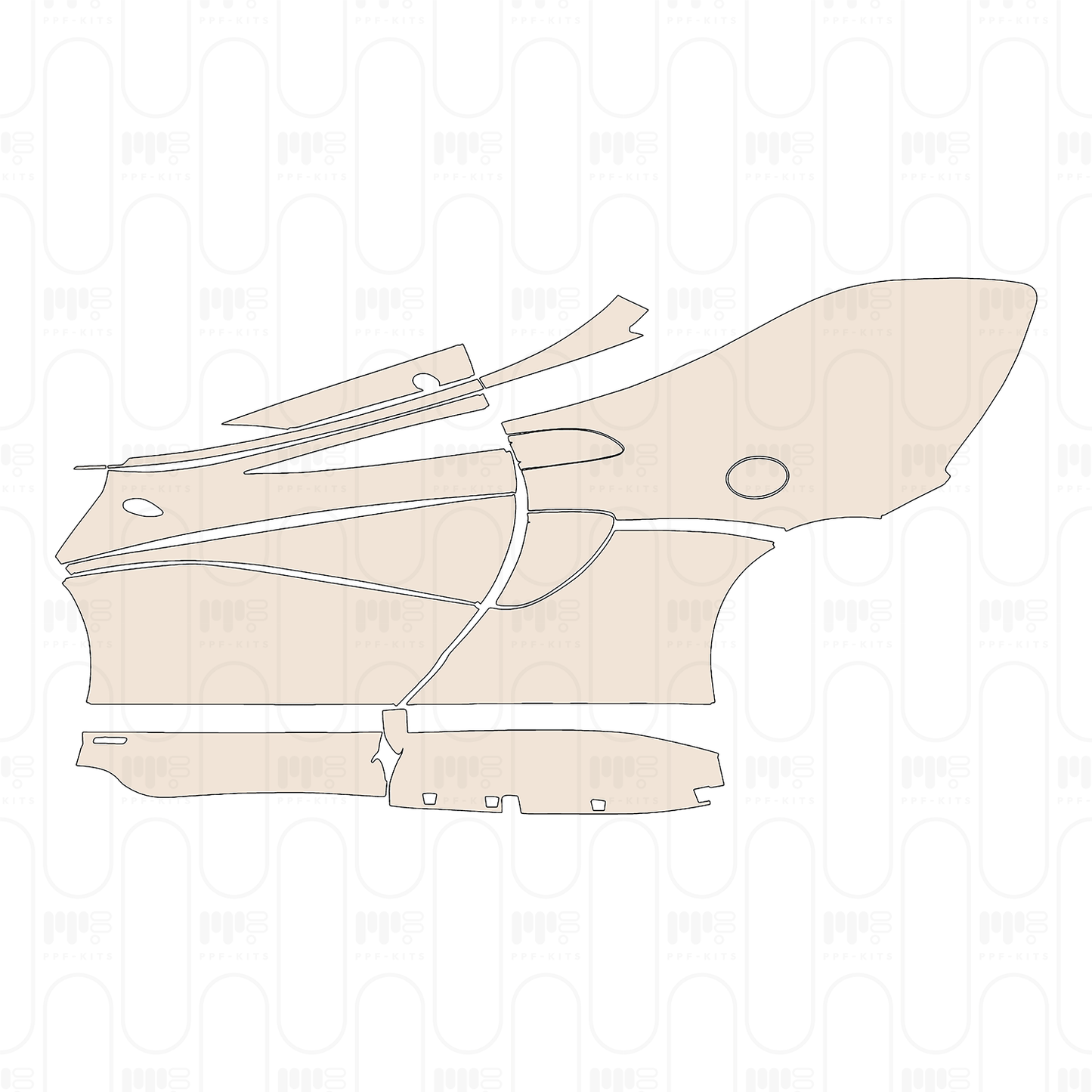 Pre-Cut PPF McLaren 570 570S Spider 2021
