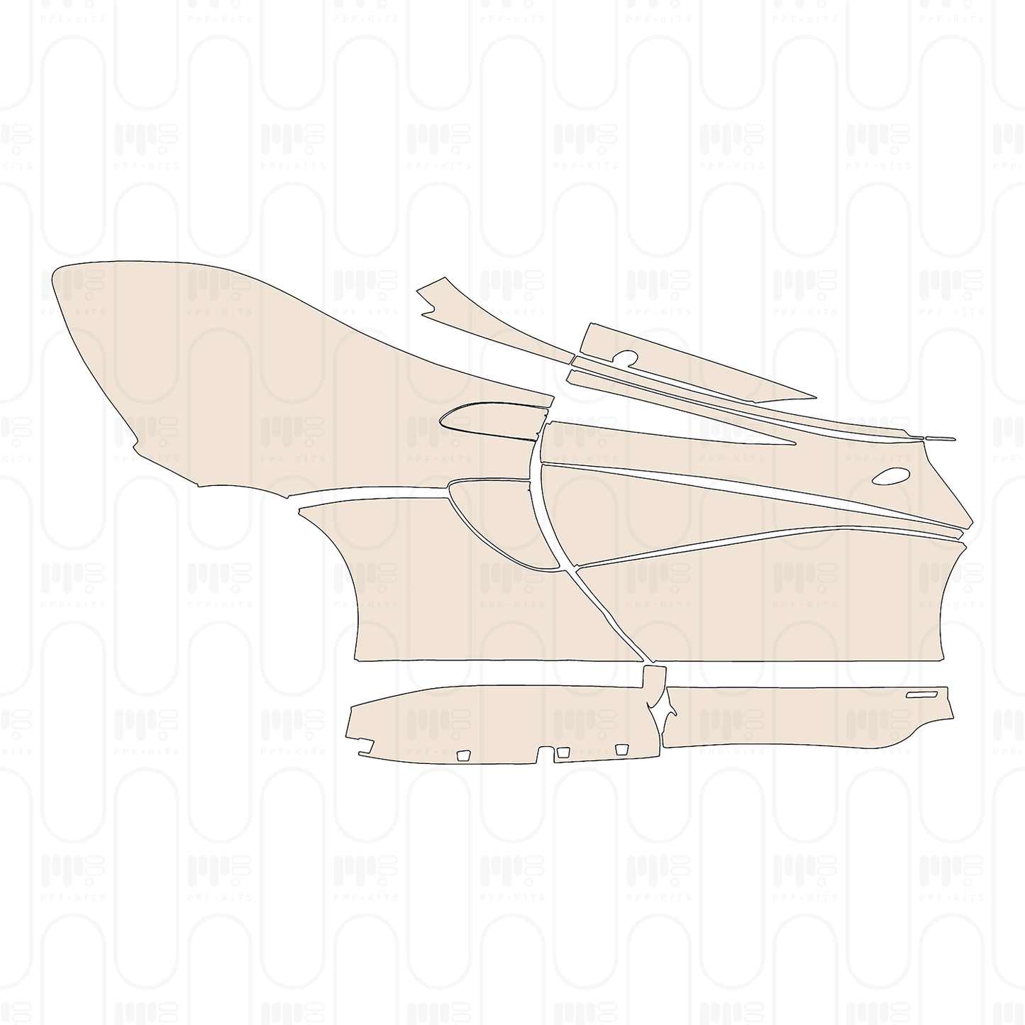 Pre-Cut PPF McLaren 570 570S Spider 2021