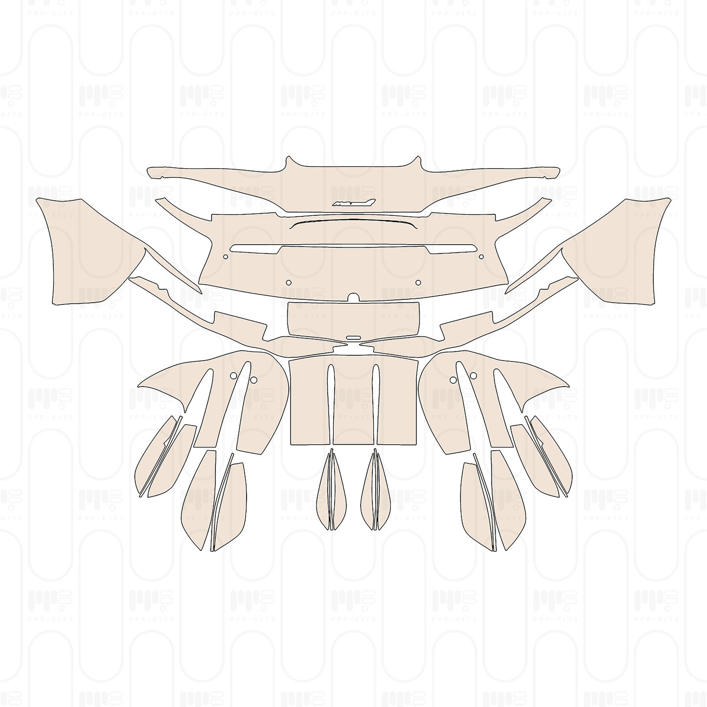 Pre-Cut PPF McLaren 570 570S Spider 2021