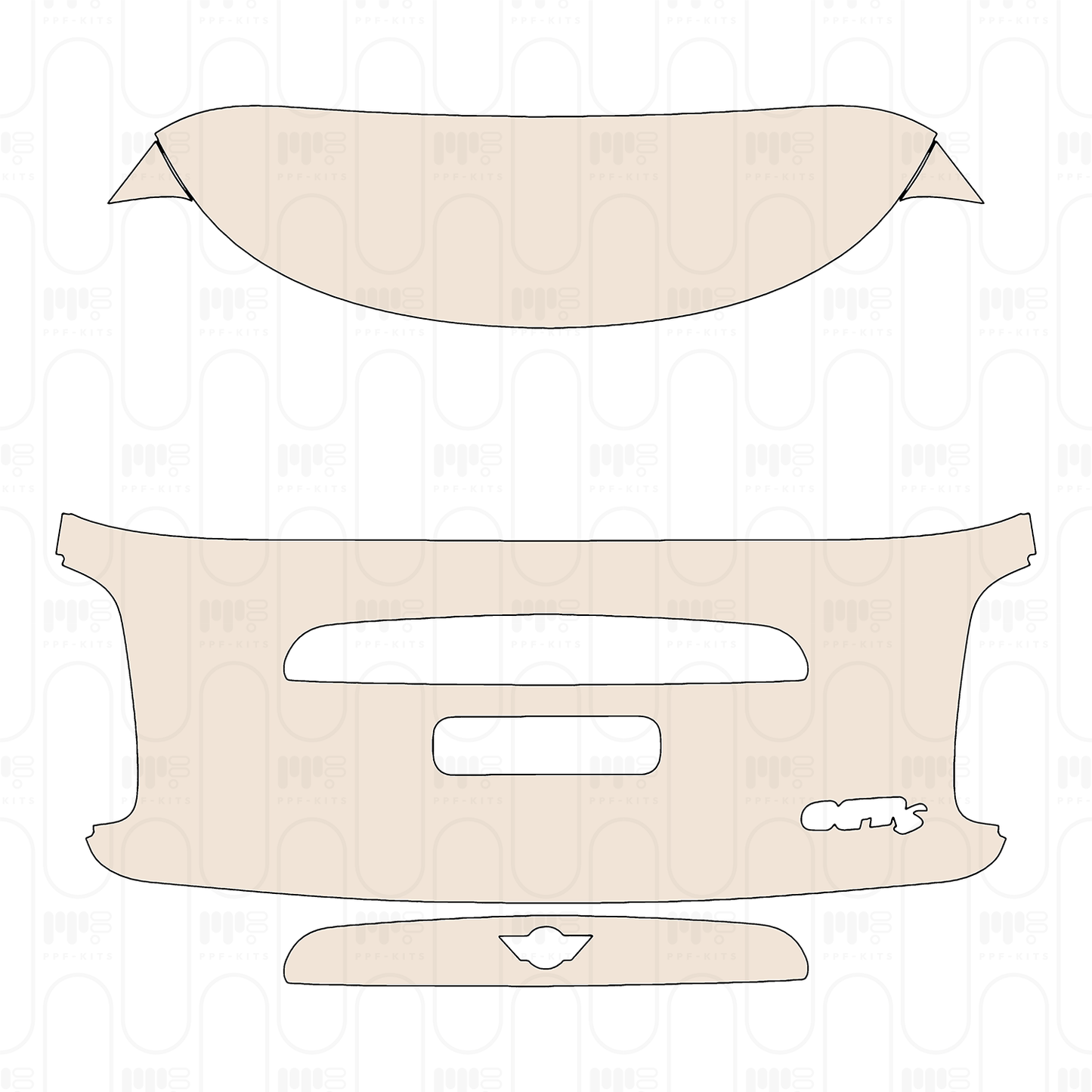 Pre-Cut PPF MINI Hardtop 2 Door Cooper S Base 2022