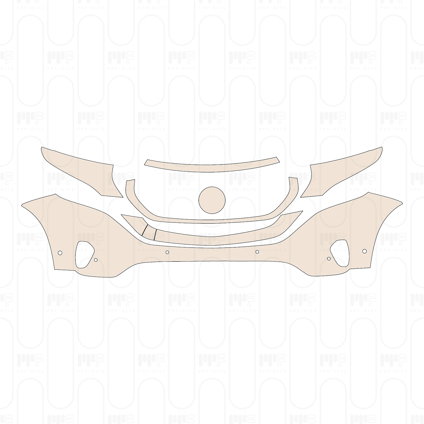 Pre-Cut PPF Mercedes-Benz EQC Base 2022