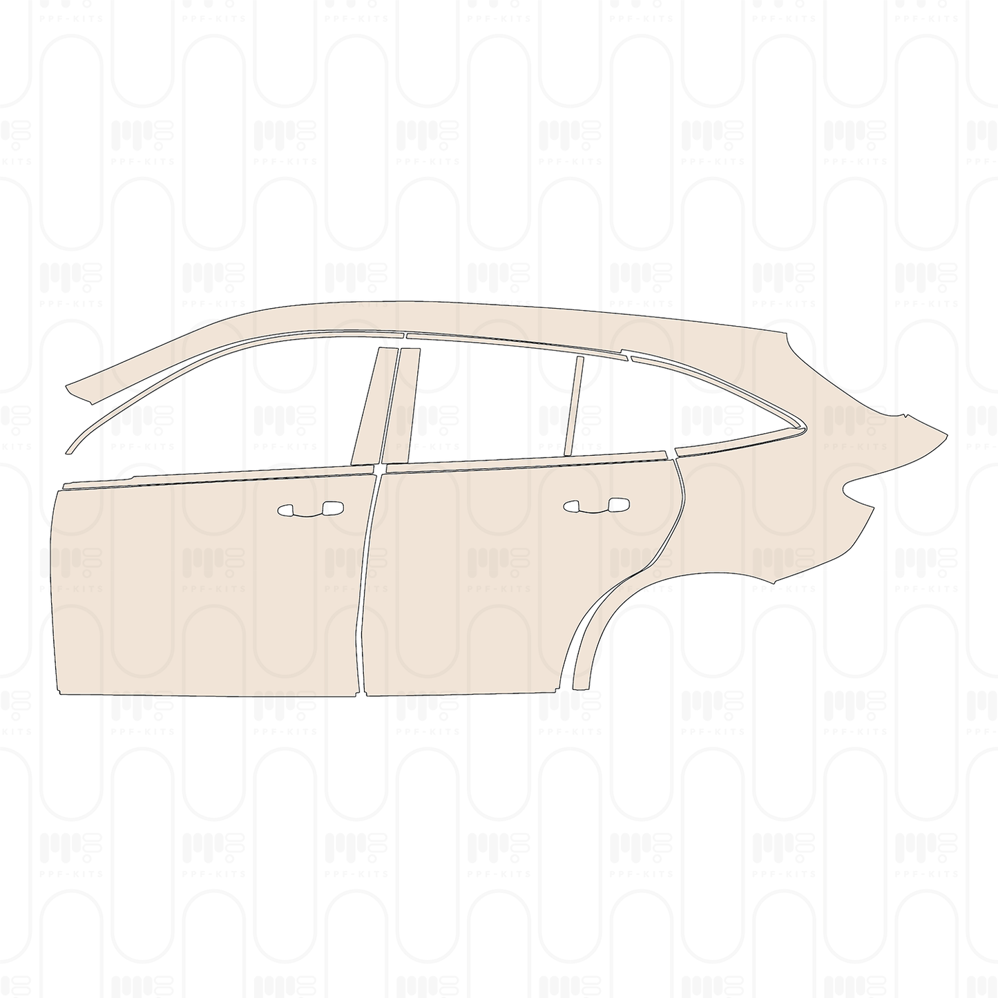 Pre-Cut PPF Mercedes-Benz EQC AMG-Line 2022