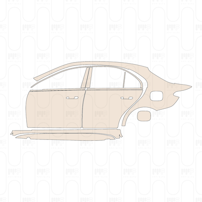 Pre-Cut PPF Mercedes-Benz C Class Sedan AMG-Line Standard Wheelbase 2022