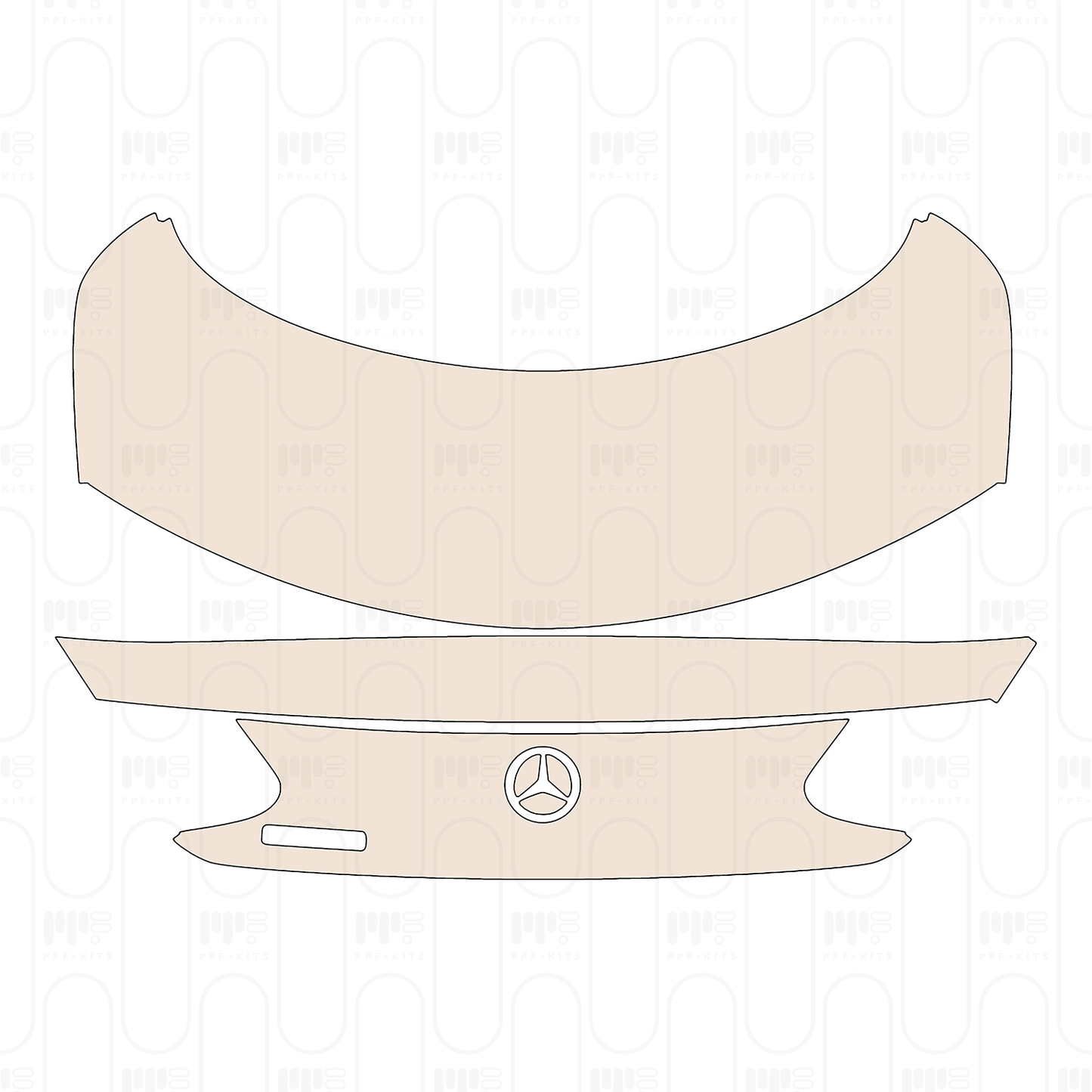 Pre-Cut PPF Mercedes-Benz C Class Coupe Base 2022