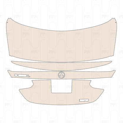 Pre-Cut PPF Mercedes-Benz E Class Sedan AMG-Line Extended Wheelbase 2022