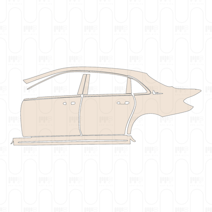 Pre-Cut PPF Mercedes-Benz E Class Sedan AMG-Line Extended Wheelbase 2022