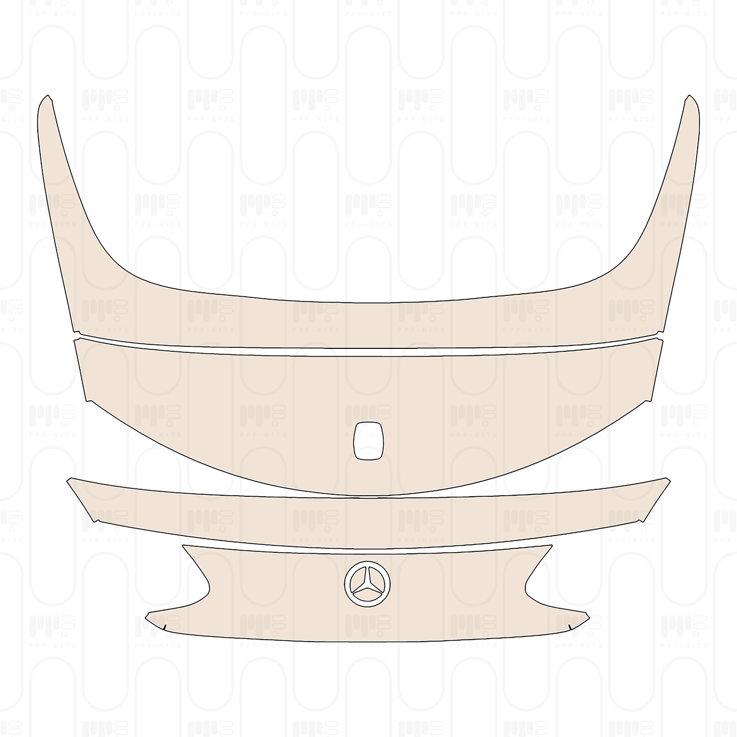 Pre-Cut PPF Mercedes-Benz C Class Cabriolet AMG C63 2022