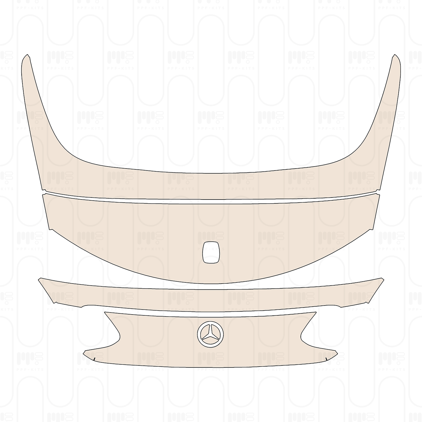 Pre-Cut PPF Mercedes-Benz C Class Cabriolet AMG C43 2022