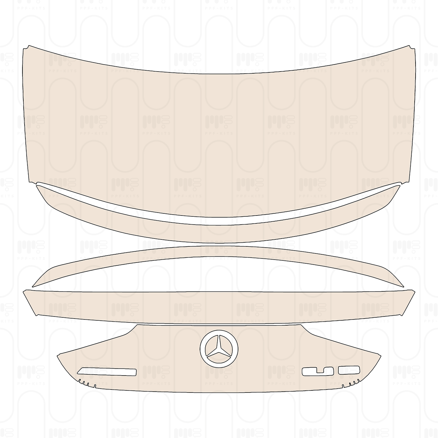 Pre-Cut PPF Mercedes-Benz CLS Sedan AMG 53 2022