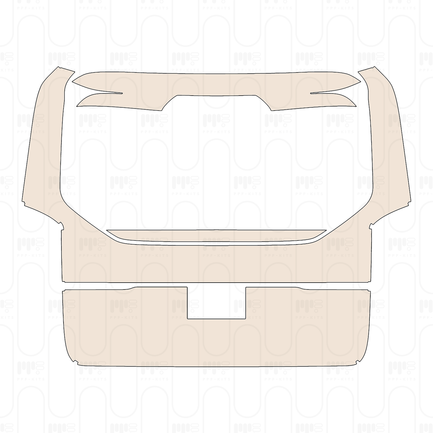 Pre-Cut PPF Mercedes-Benz V Class (Europe) Extra Long AMG-Line 2022