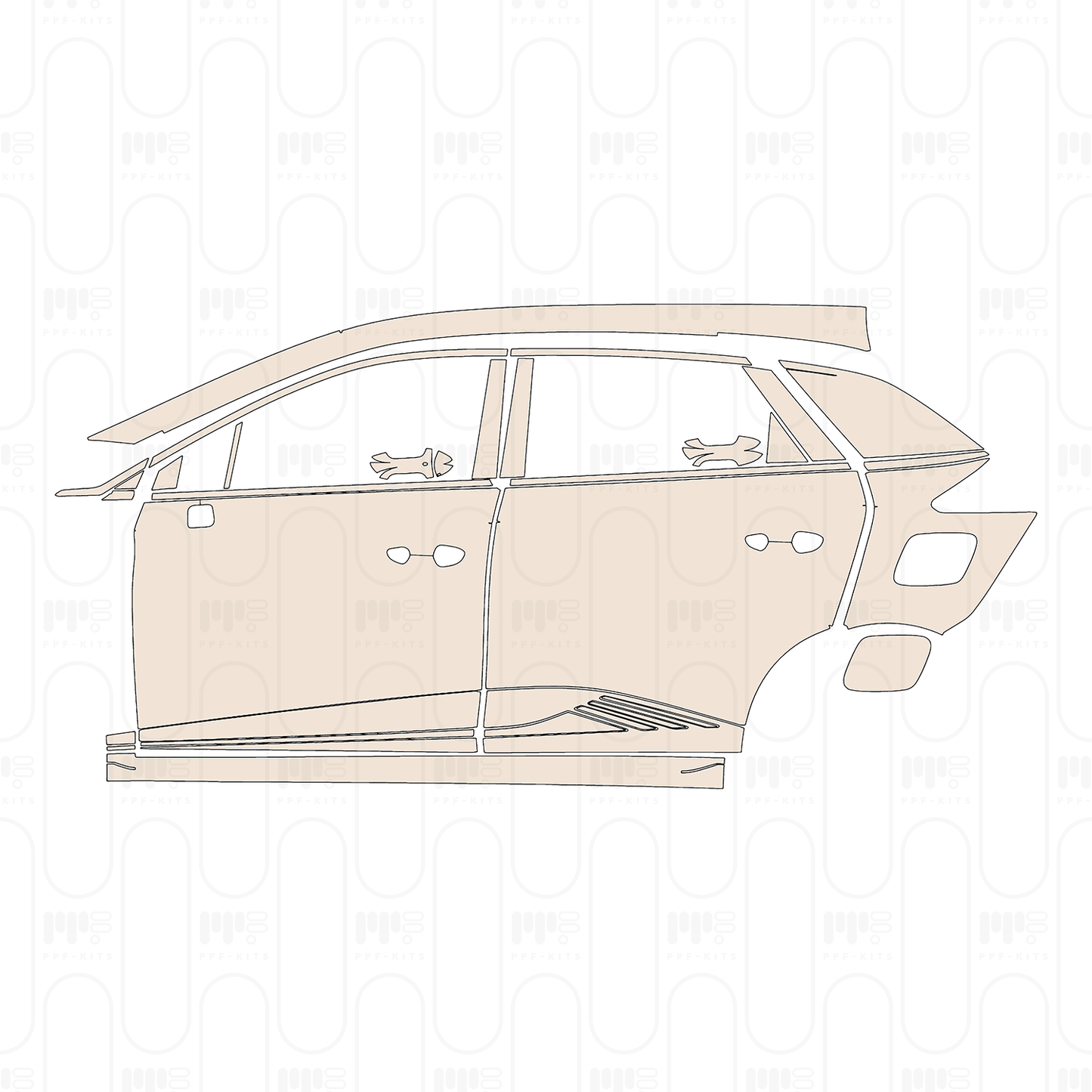 Pre-Cut PPF MG MG4 Electric 2022