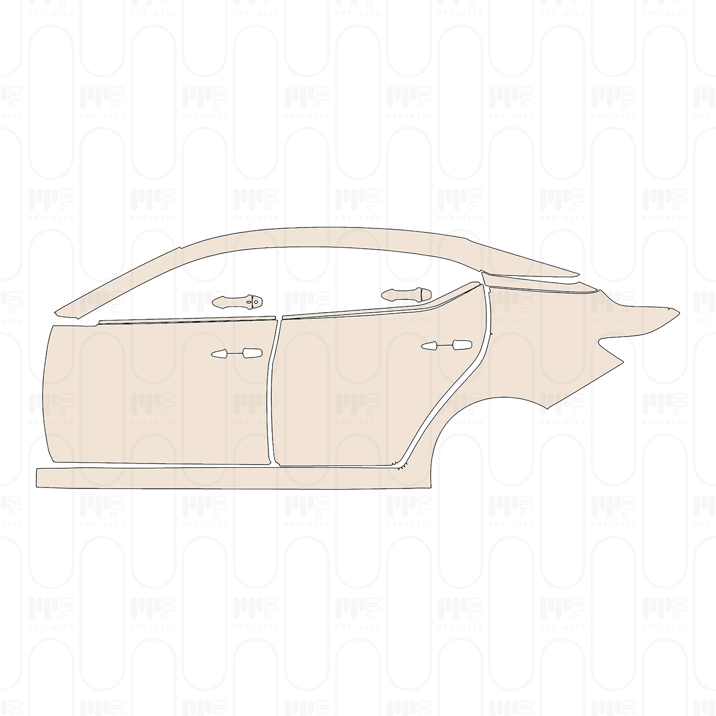 Pre-Cut PPF Nissan Sylphy (CN) 2022