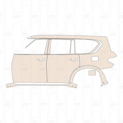 Pre-Cut PPF Nissan Armada (US) S 2022