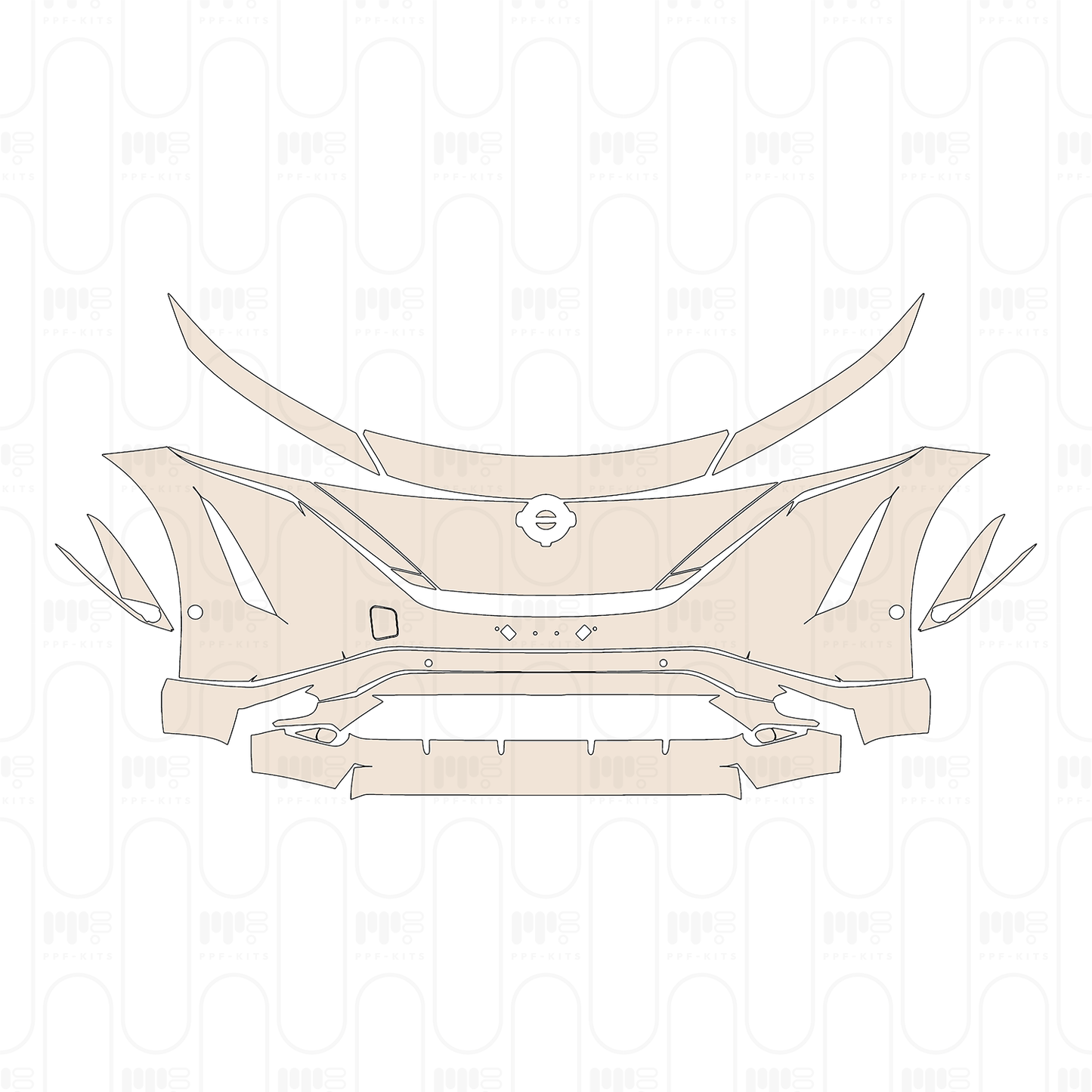 Pre-Cut PPF Nissan Ariya (US) Platinum+ 2023
